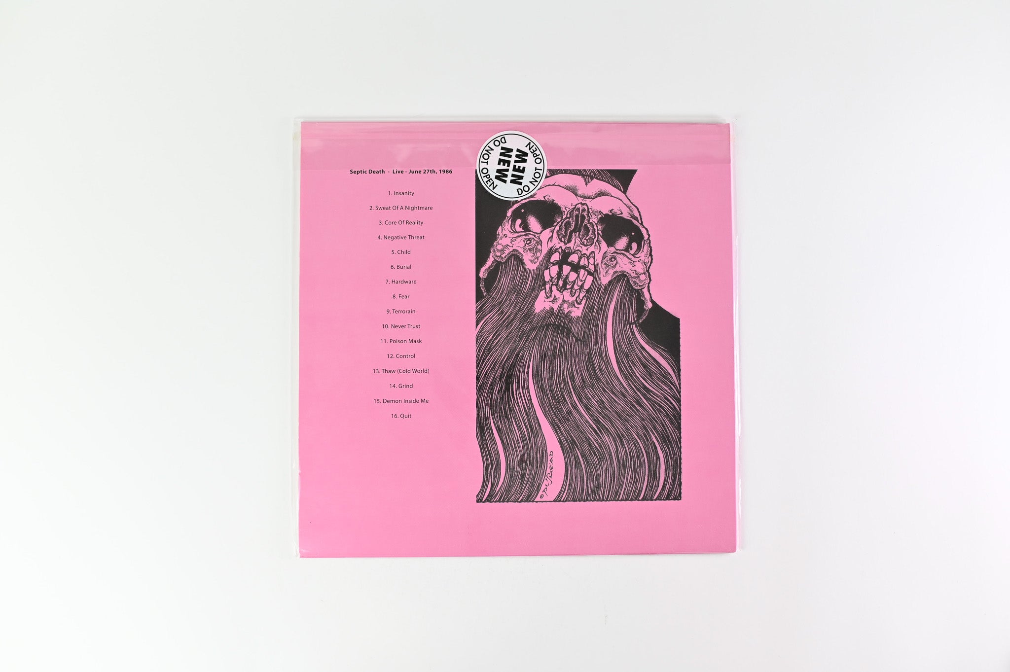 Septic Death - Live - June 27th, 1986 - Unoffical pink vinyl