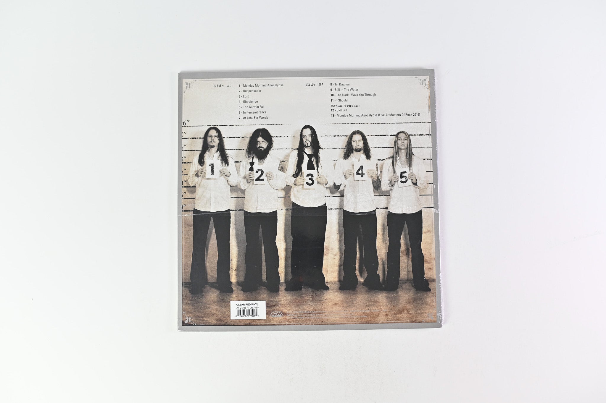 Evergrey - Monday Morning Apocalypse on AFM Ltd Clear Red Vinyl Reissue Sealed