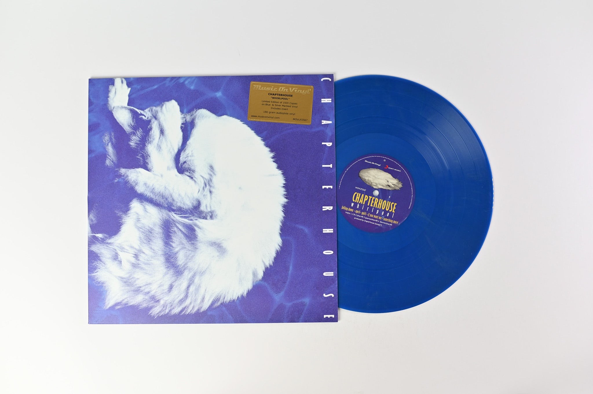 Chapterhouse - Whirlpool on Music On Vinyl Ltd Blue & Silver Marbled Reissue