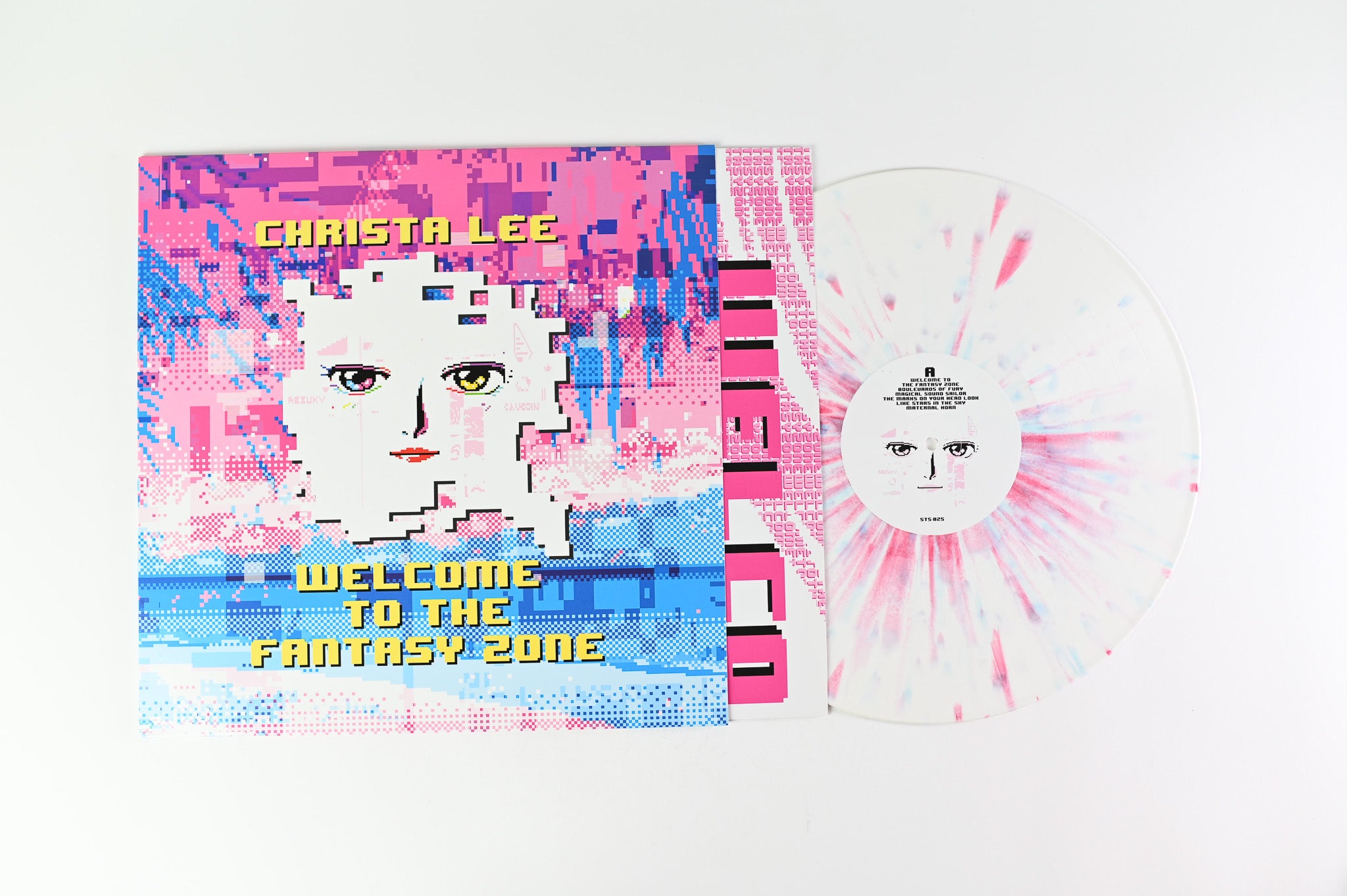 Christa Lee - Welcome To The Fantasy Zone on Ship To Shore Phonograph Co. - Splatter Vinyl