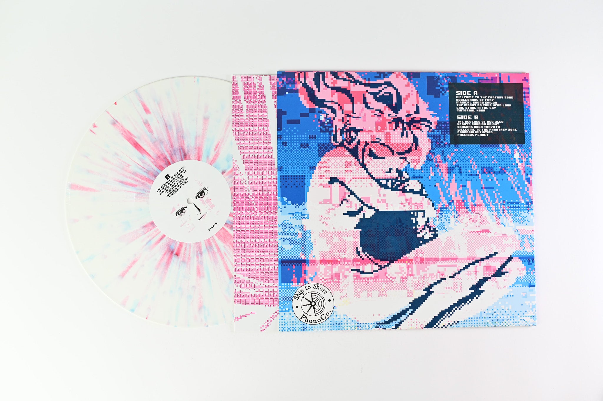 Christa Lee - Welcome To The Fantasy Zone on Ship To Shore Phonograph Co. - Splatter Vinyl
