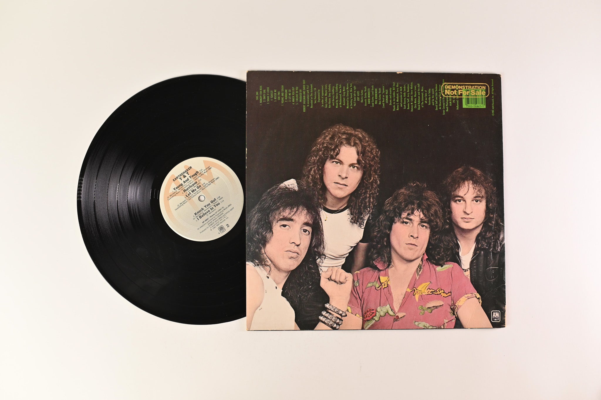 Y & T - Earthshaker A&M Records