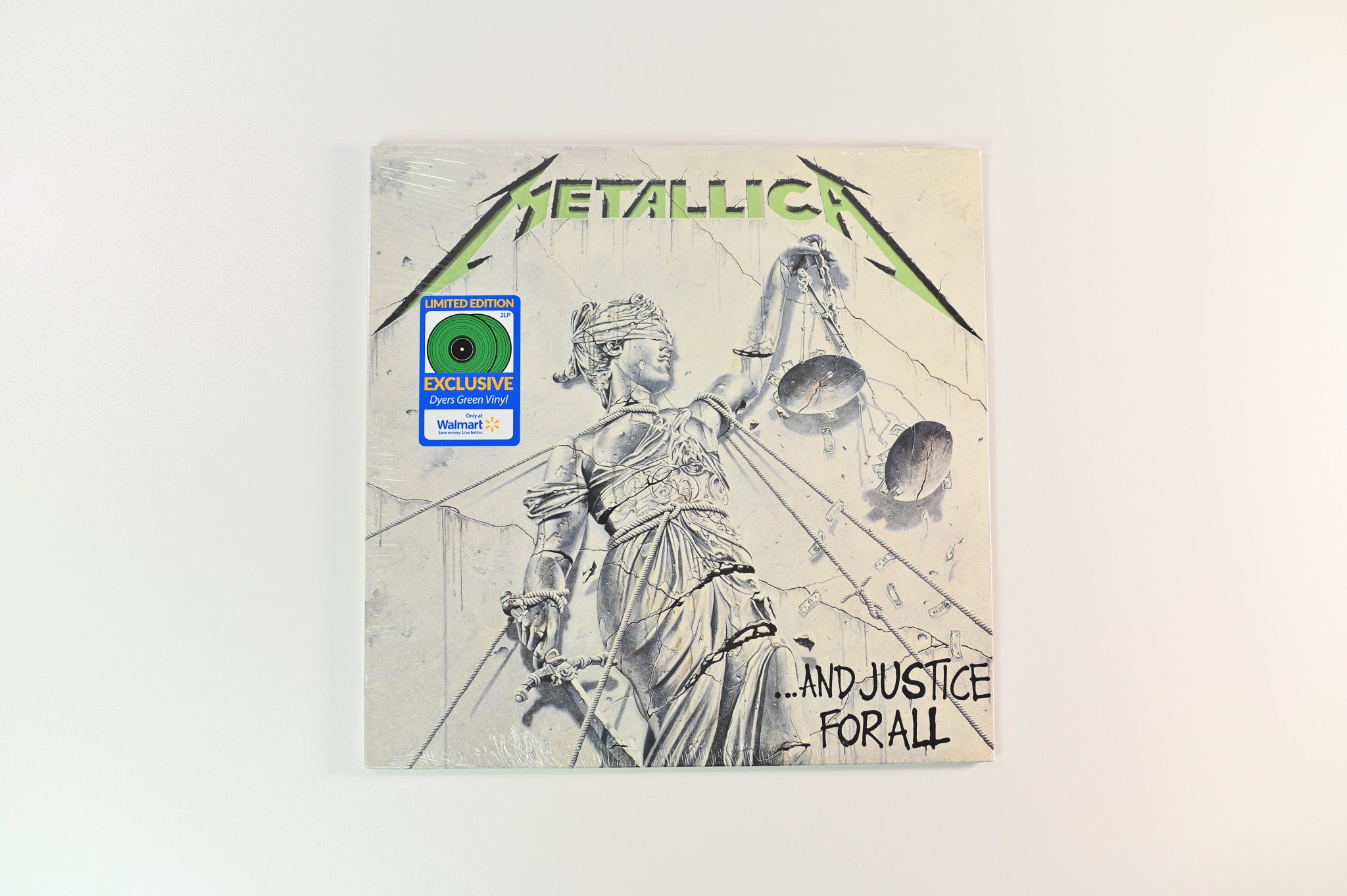Metallica - ...And Justice For All on Blackened Ltd Dyers Green Vinyl Reissue Sealed