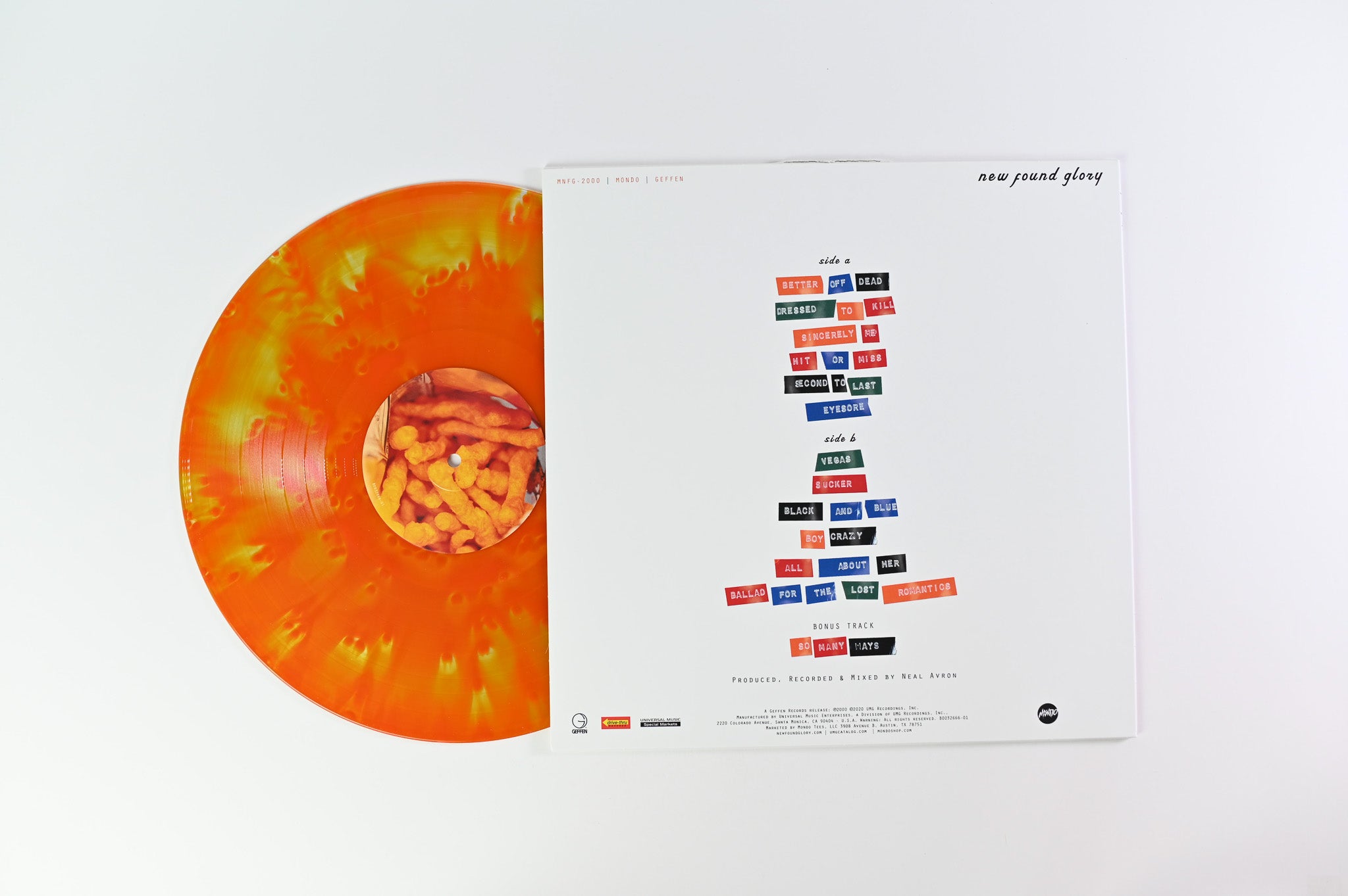 New Found Glory - New Found Glory on Geffen Ltd Cloudy Orange Reissue