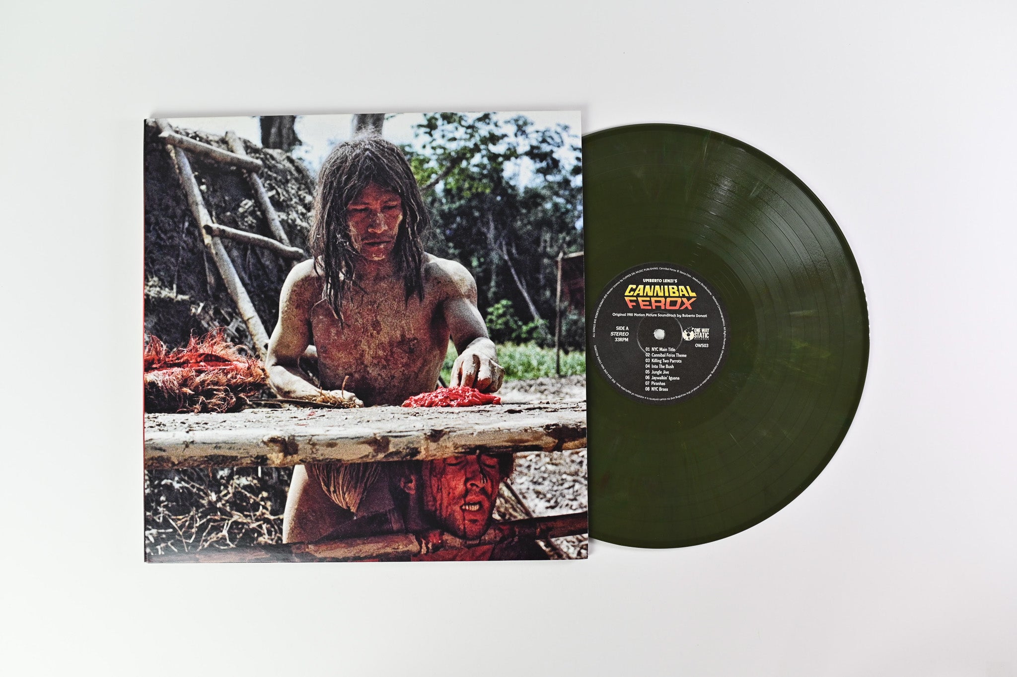 Roberto Donati - Cannibal Ferox (Original 1981 Motion Picture Soundtrack) Ltd Numbered Camo