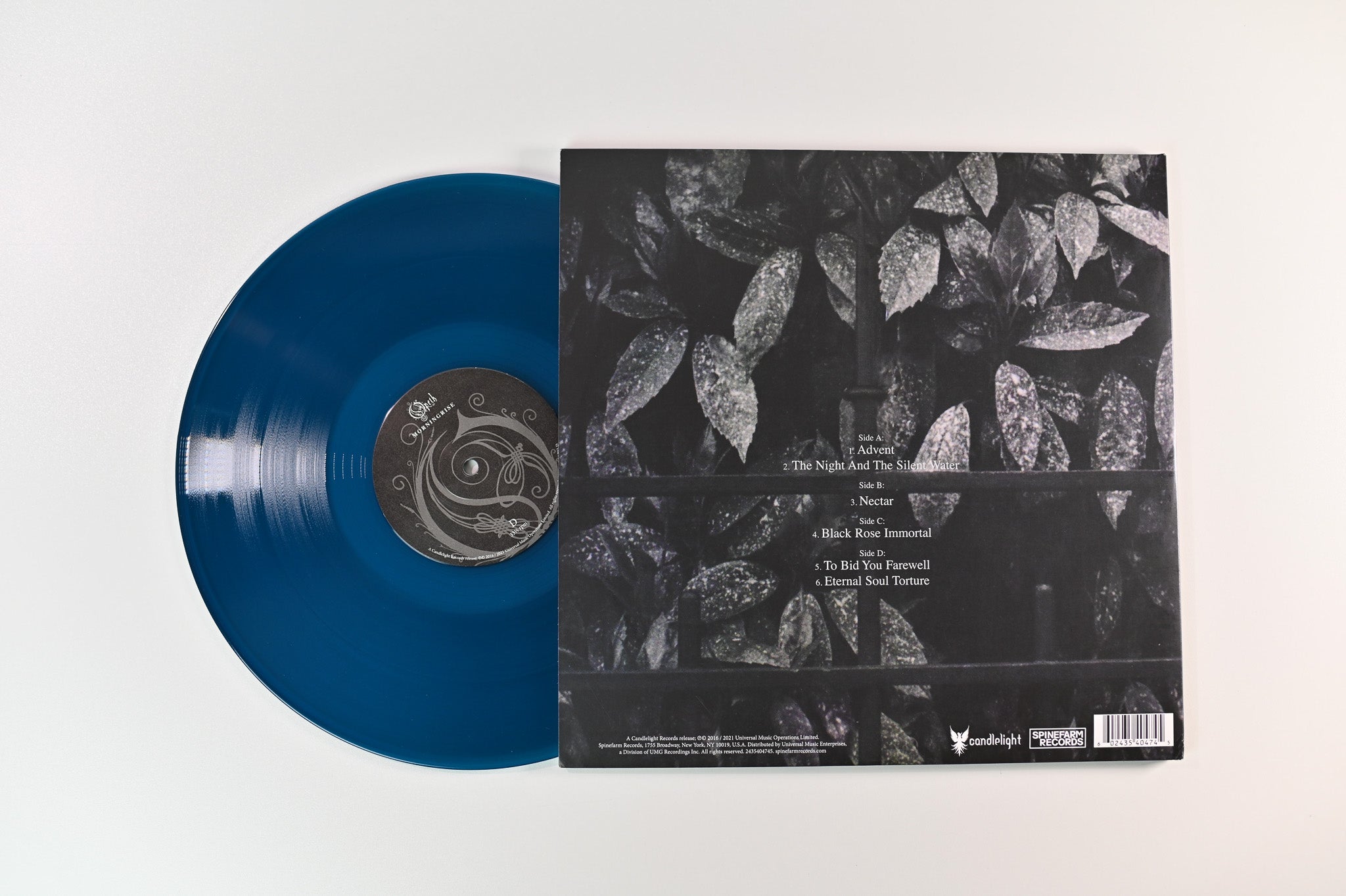 Opeth - Morningrise on Candlelight RSD 2021 Ltd Blue Translucent Reissue