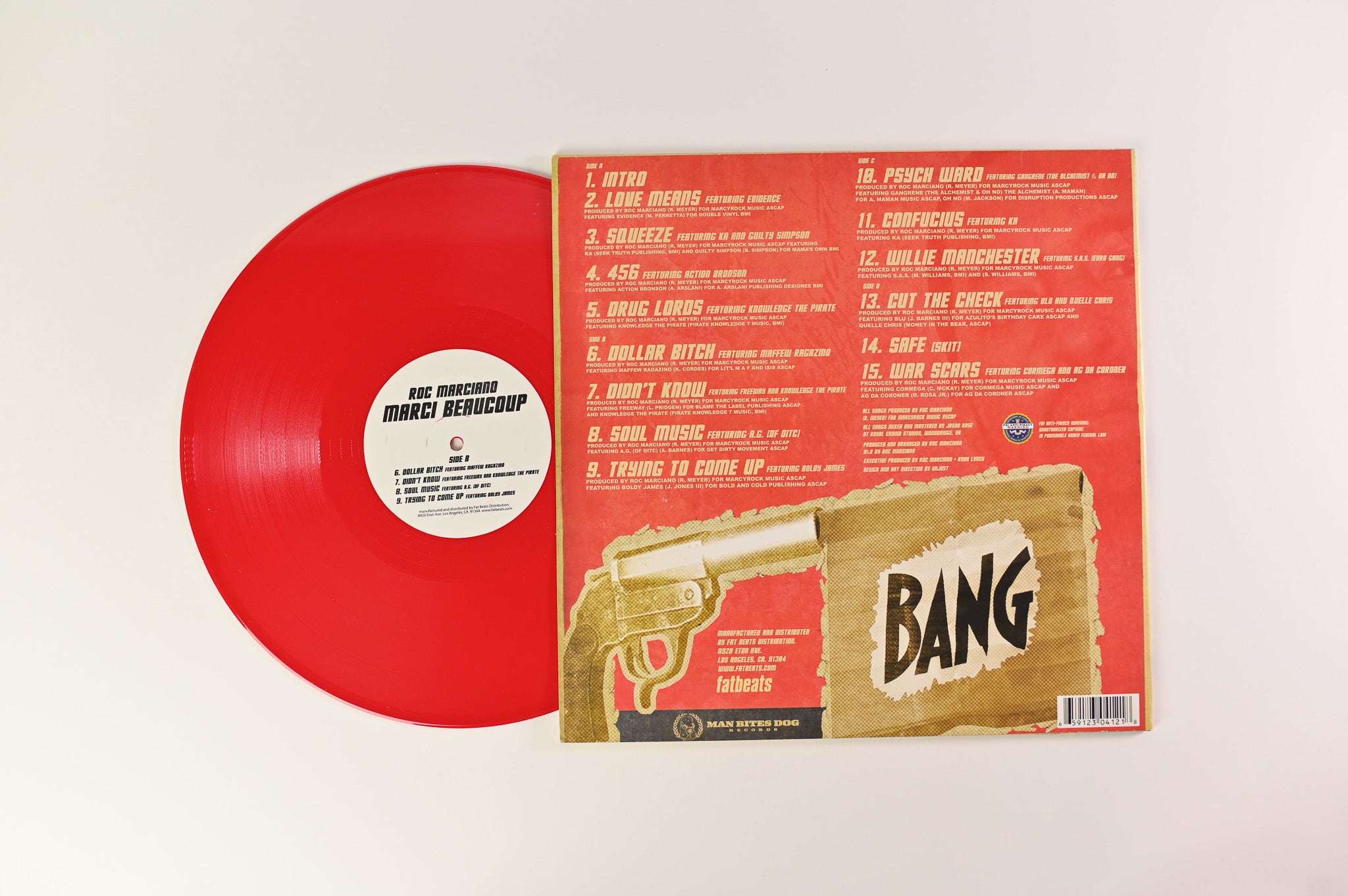 Roc Marciano - Marci Beaucoup on Man Bites Dog Limited Red