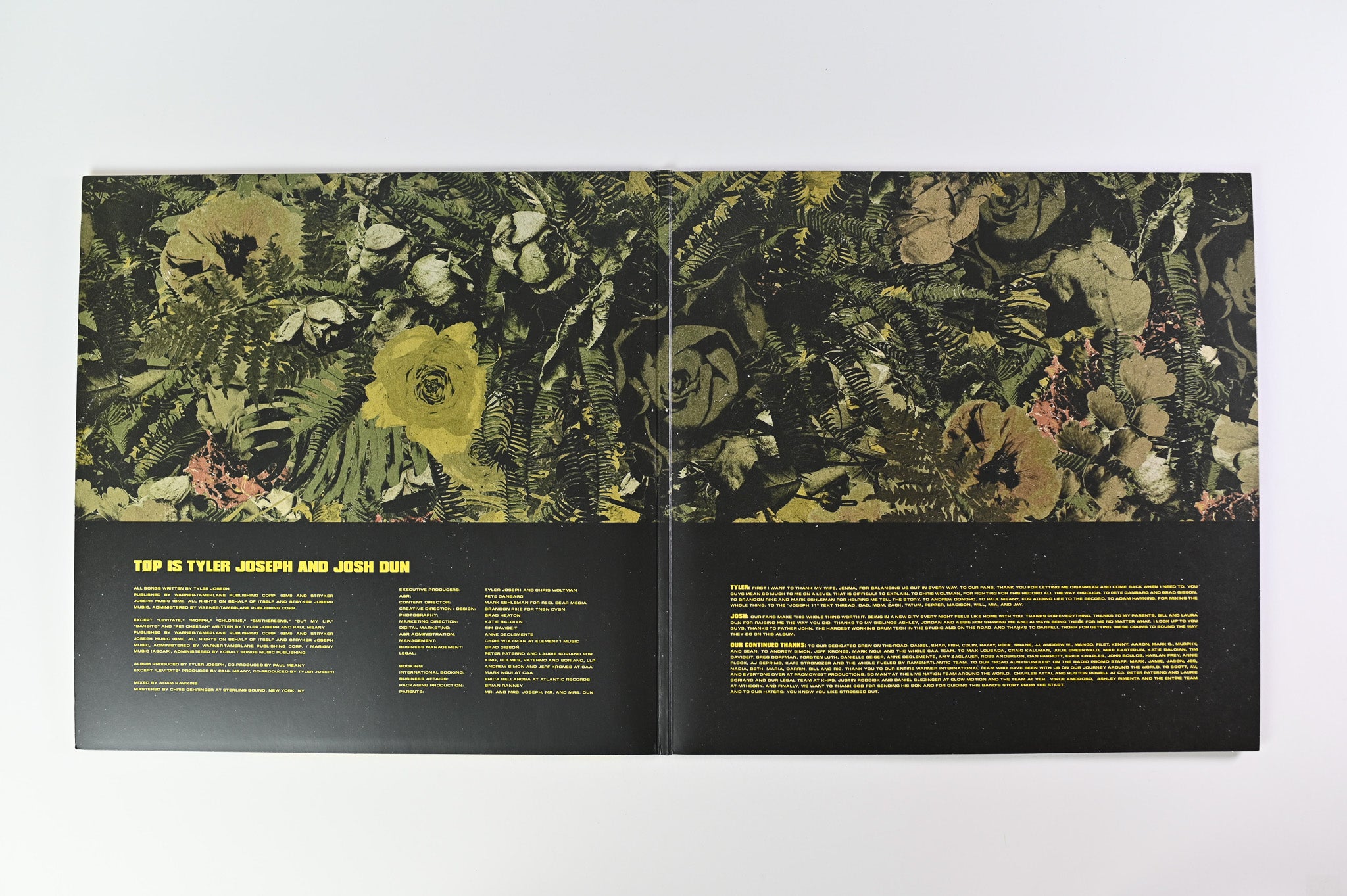 Twenty One Pilots - Trench on Fueled By Ramen Ltd Yellow With Olive Haze