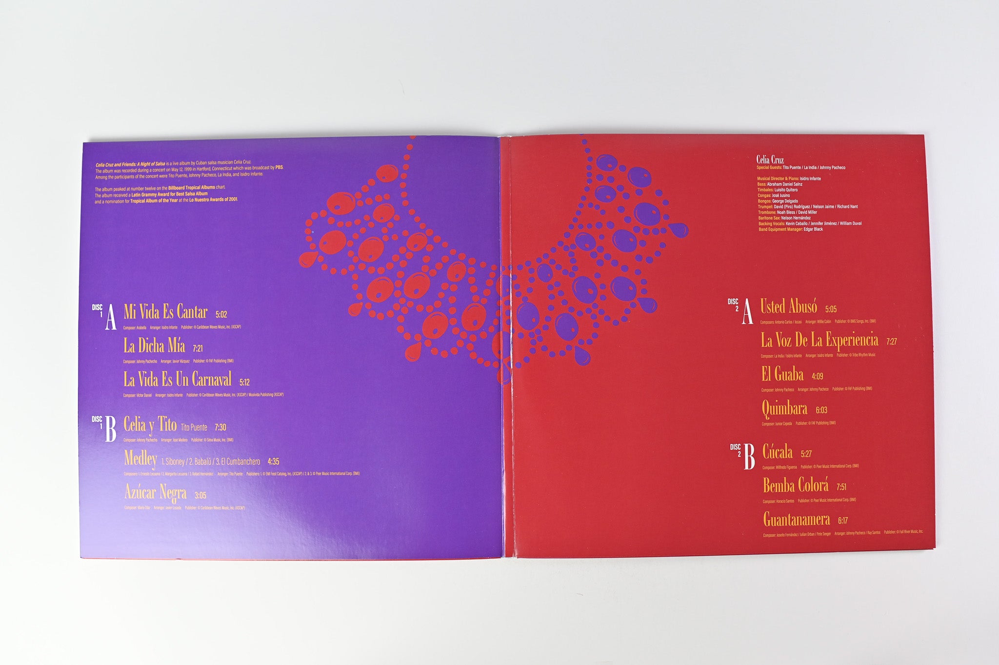 Celia Cruz - A Night Of Salsa on Universal Special Edition Gatefold