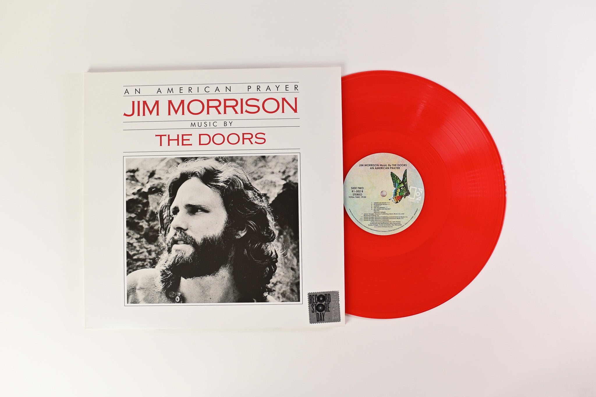 Jim Morrison - An American Prayer on Elektra Ltd Numbered Red Vinyl RSD Reissue