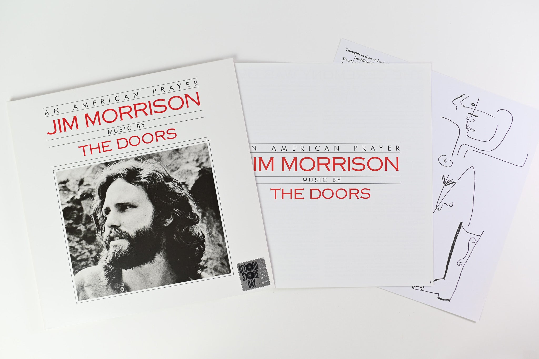 Jim Morrison - An American Prayer on Elektra Ltd Numbered Red Vinyl RSD Reissue