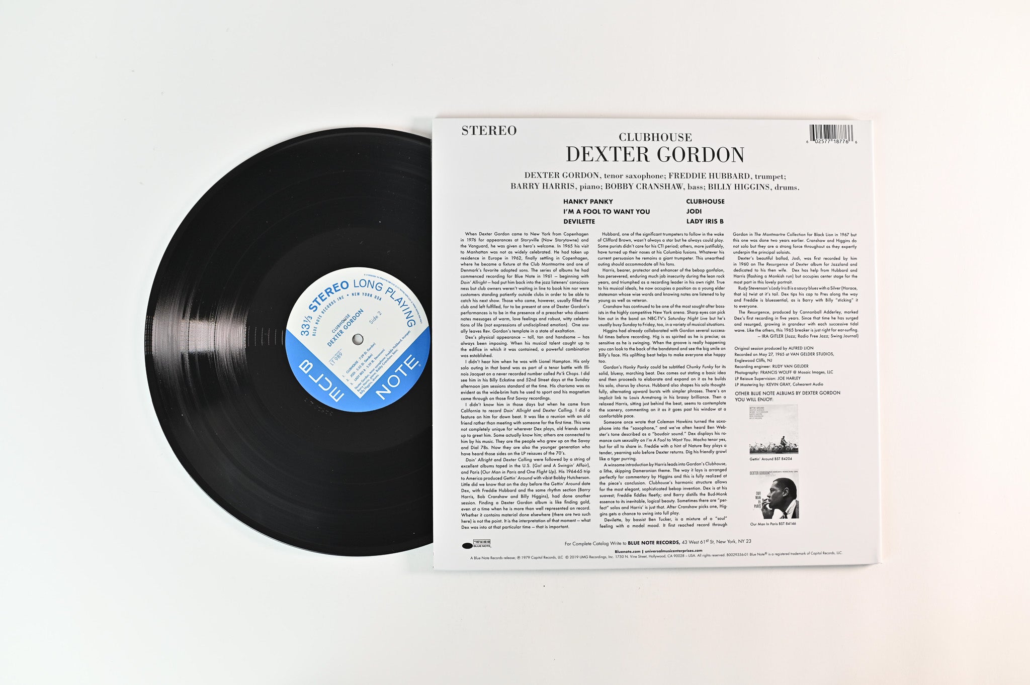 Dexter Gordon - Clubhouse on Blue Note Tone Poet Series Reissue