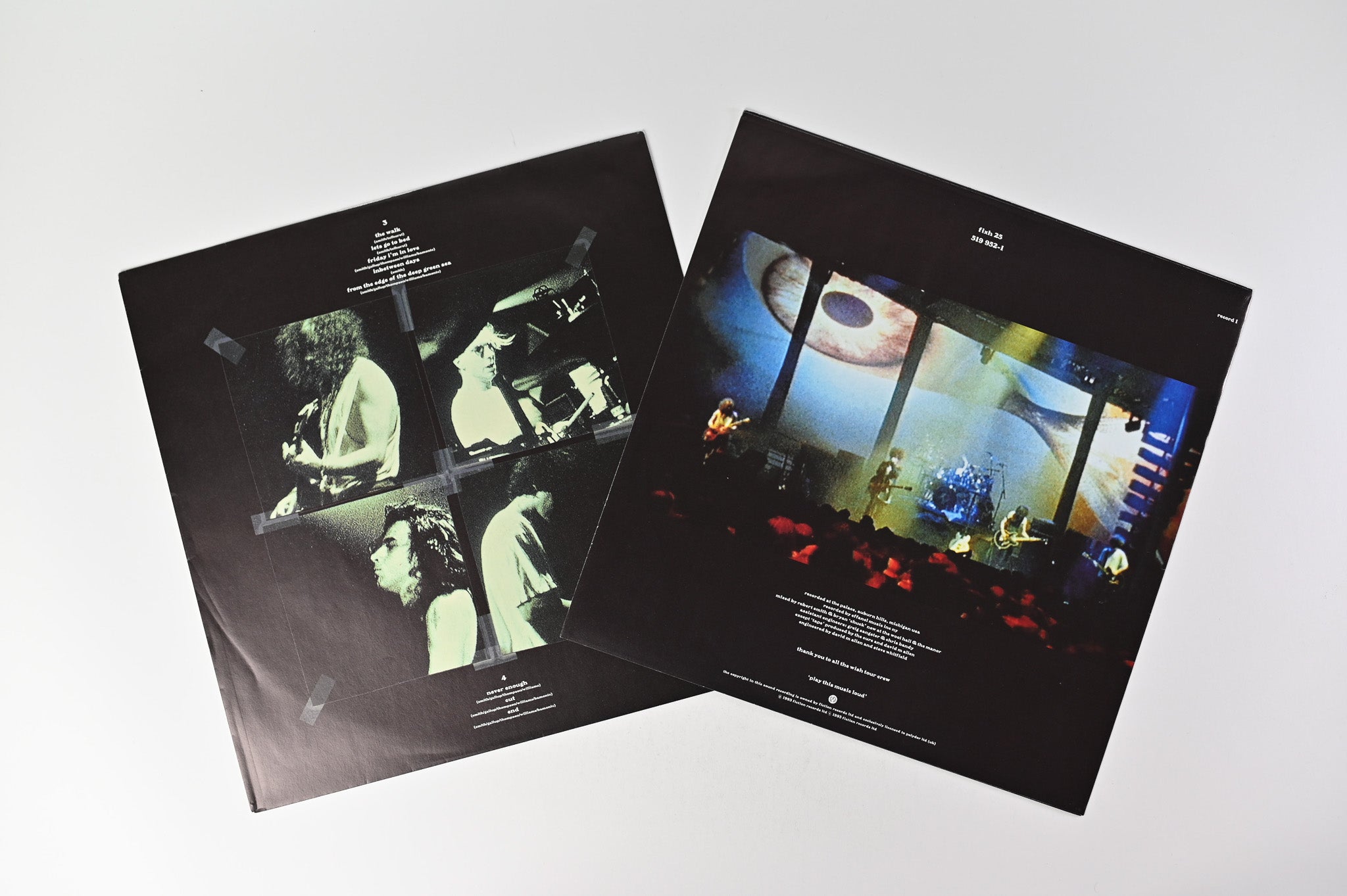 The Cure - Show on Fiction/Polydor