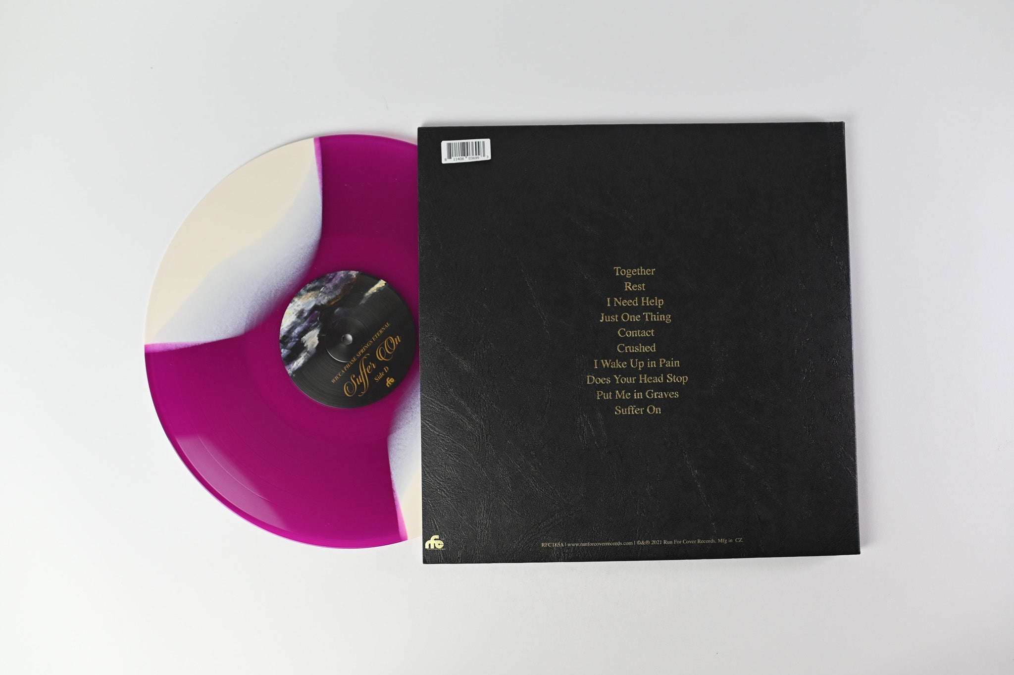 Wicca Phase Springs Eternal - Suffer On Run For Cover Records Purple & Cream Vinyl