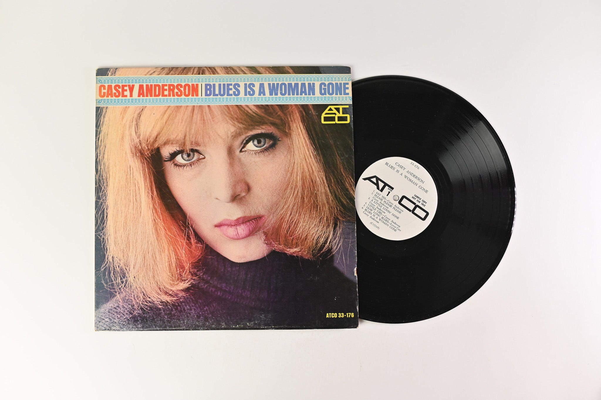 Casey Anderson - Blues Is A Woman Gone on Atco - Mono Promo