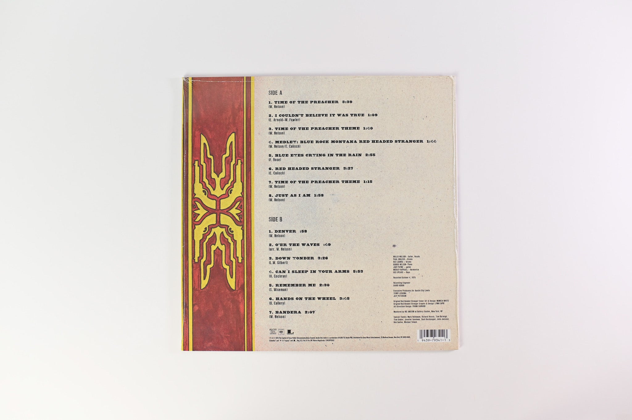 Willie Nelson - Red Headed Stranger Live From Austin City Limits on Columbia Legacy RSD Black Friday 2020 Sealed