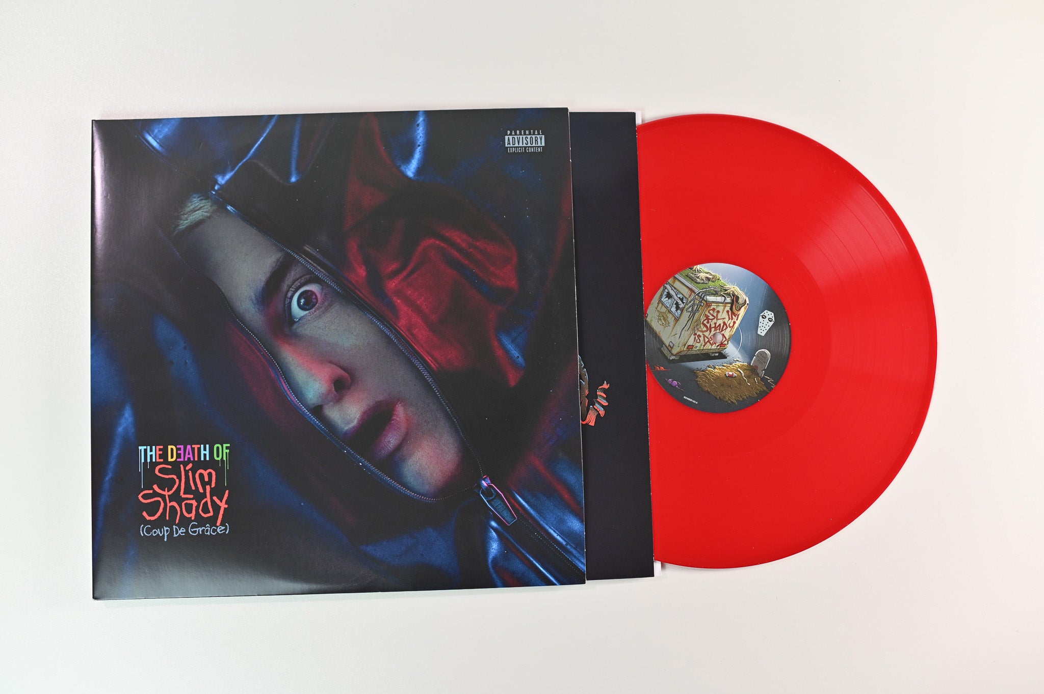Eminem - The Death Of Slim Shady (Coup De Grâce) on Aftermath Ltd Red / Blue Vinyl