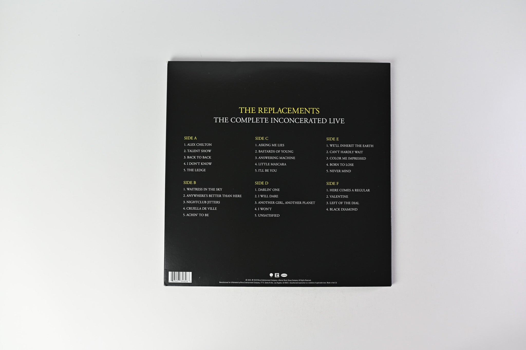 The Replacements - The Complete Inconcerated Live on Sire/Reprise/Rhino