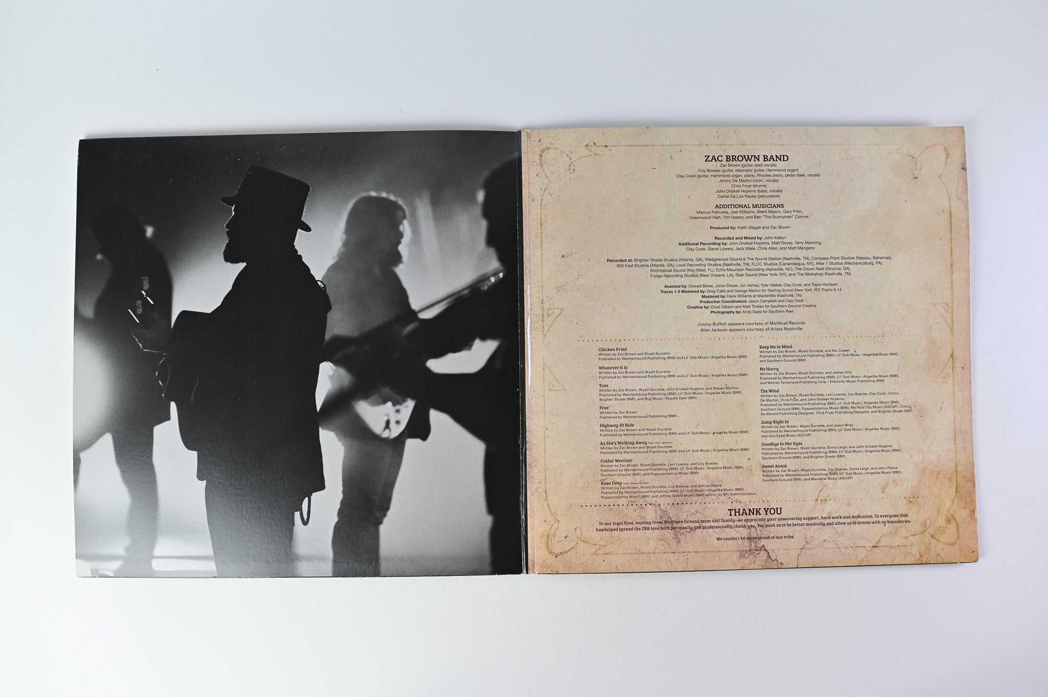 Zac Brown Band - Greatest Hits So Far on Southern Ground Artists Ltd Walnut Brown Reissue