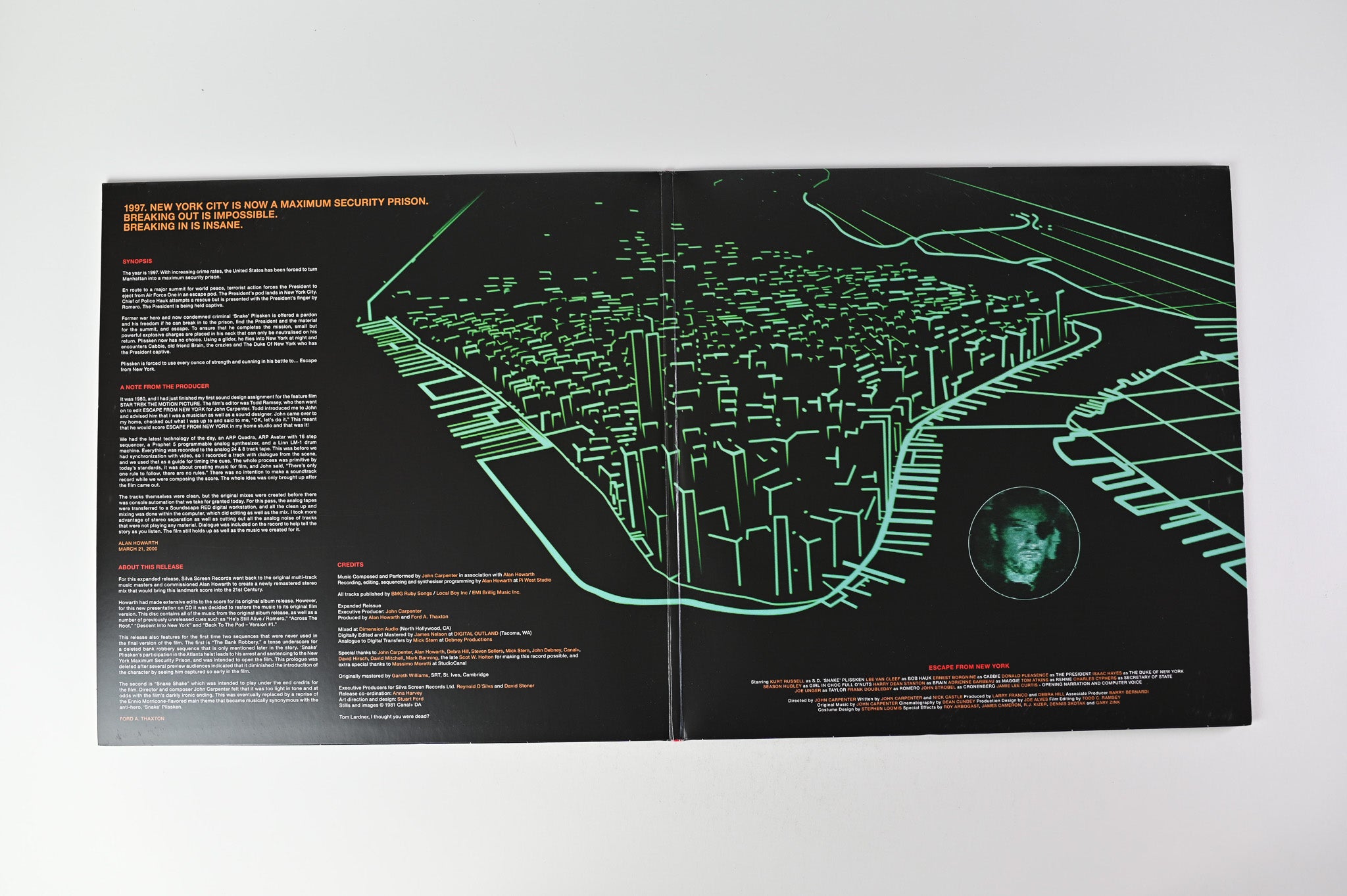 John Carpenter - John Carpenter's Escape From New York (Original Film Soundtrack on Silva Screen
