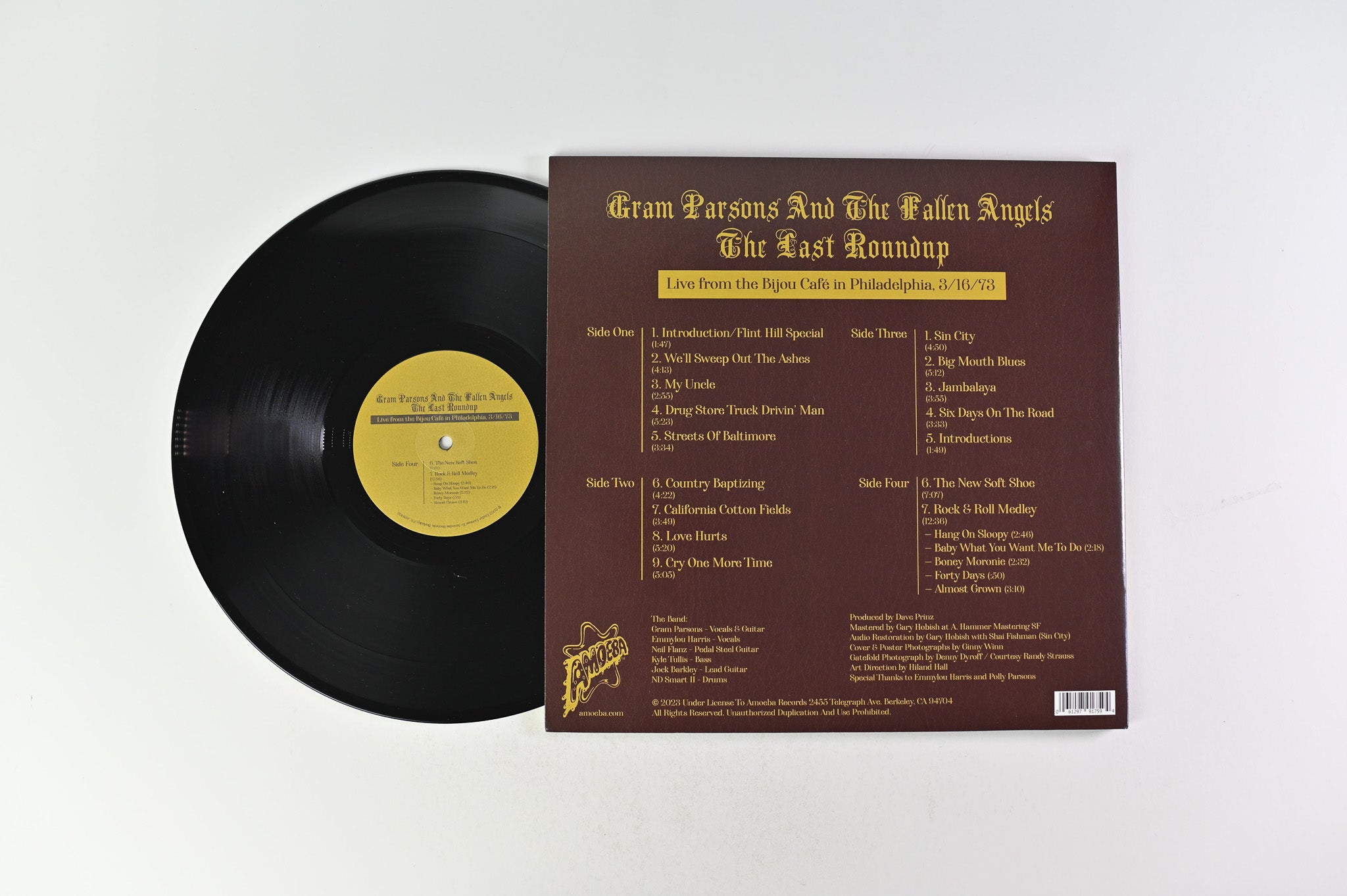 Gram Parsons & The Fallen Angels - The Last Roundup (Live From The Bijou Café In Philadelphia, 3/16/73) on Amoeba Records RSD Limited