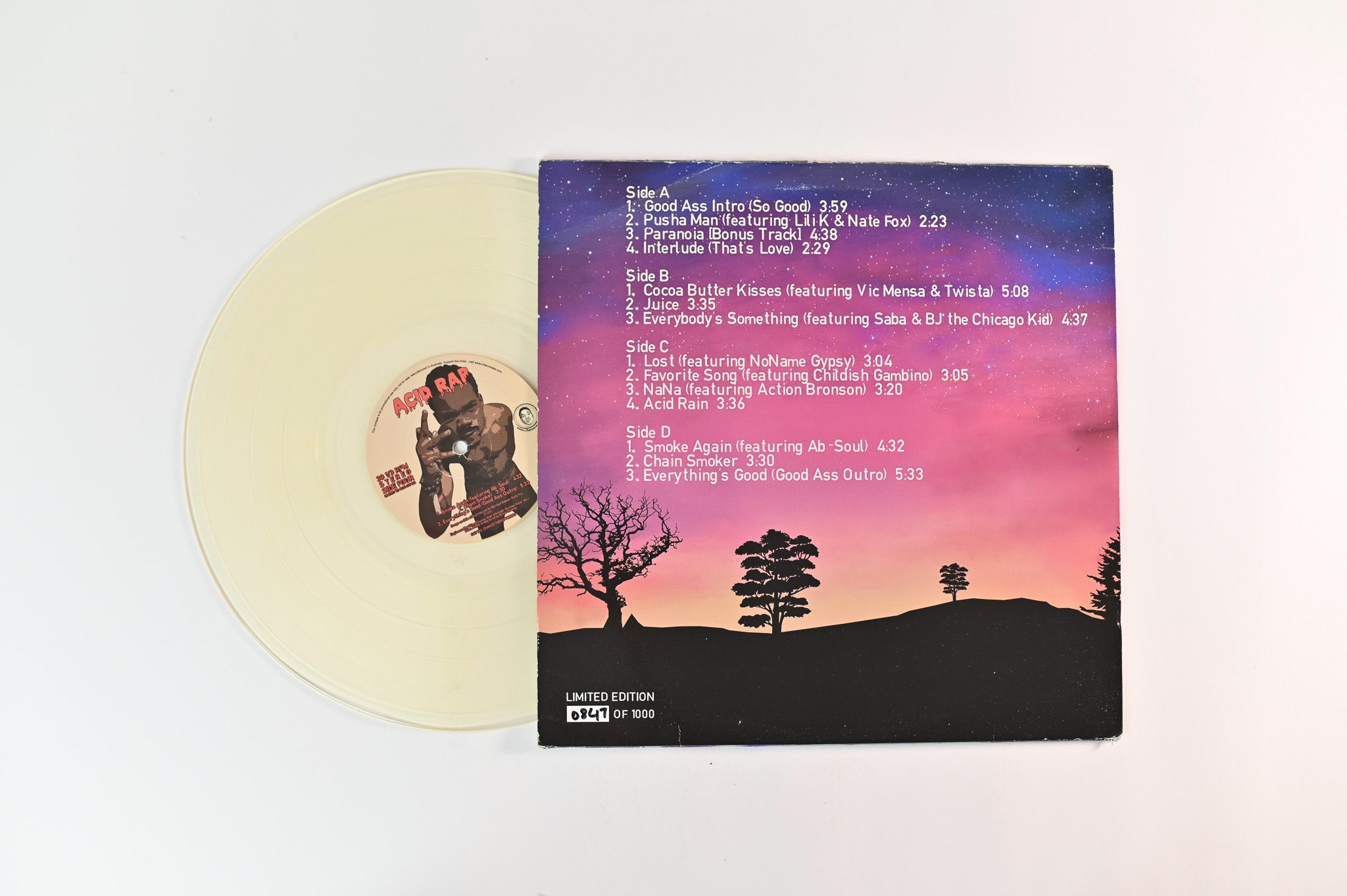 Chance The Rapper - Acid Rap Clear Vinyl Unofficial