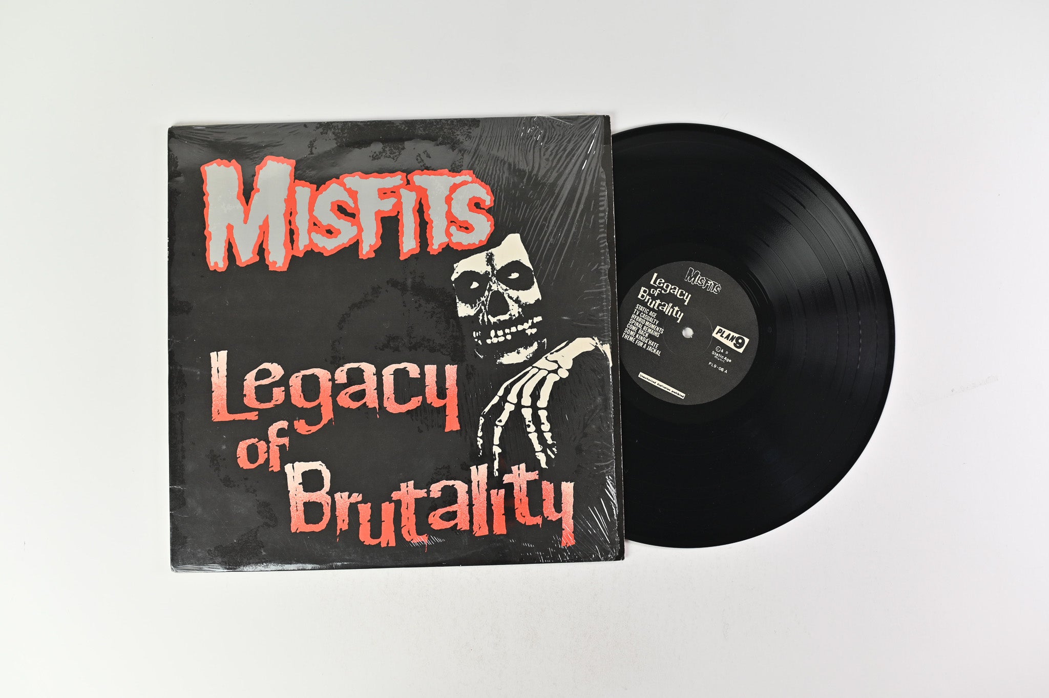 Misfits - Legacy Of Brutality on Plan 9 Black Translucent Vinyl 2nd Pressing