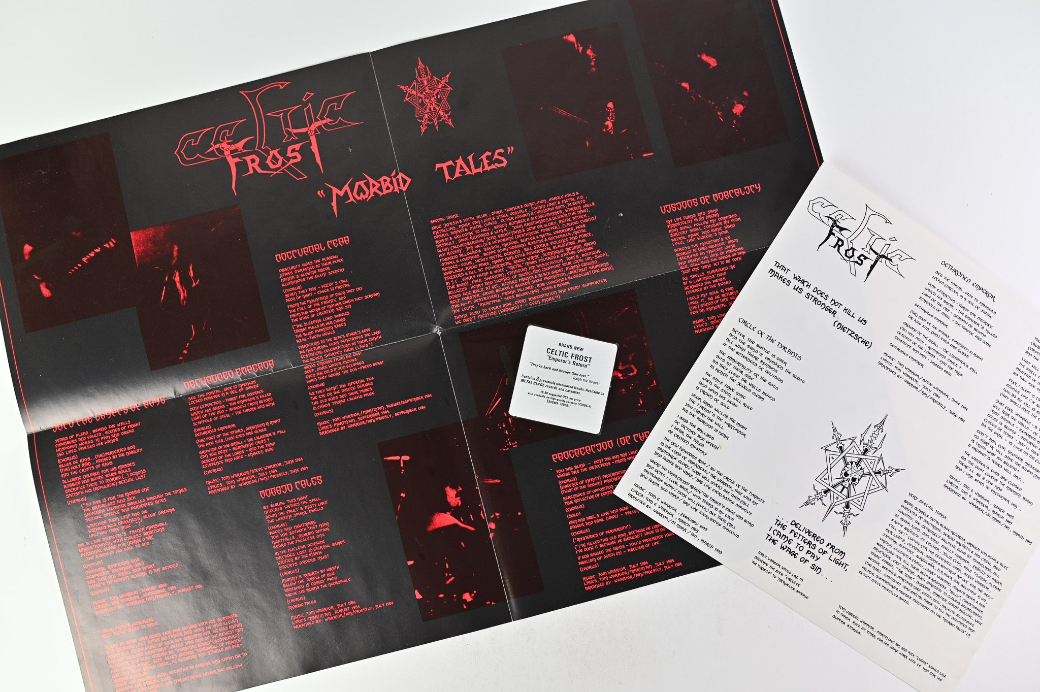 Celtic Frost - Emperor's Return on Enigma/Metal Blade Records