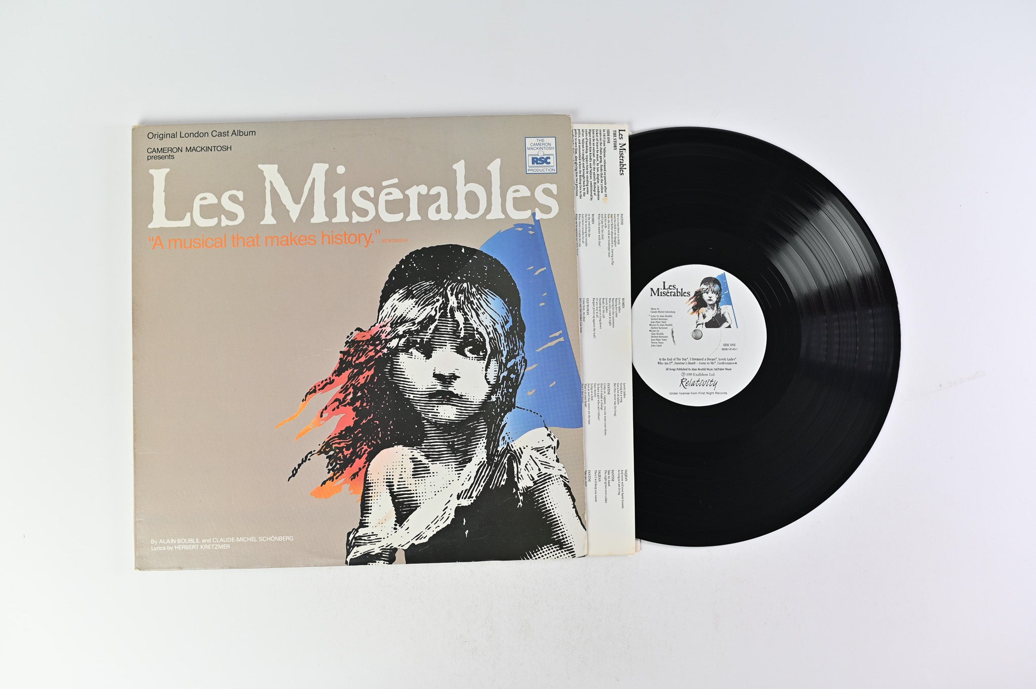 Alain Boublil - Les Misérables - Original London Cast Recording on Relativity
