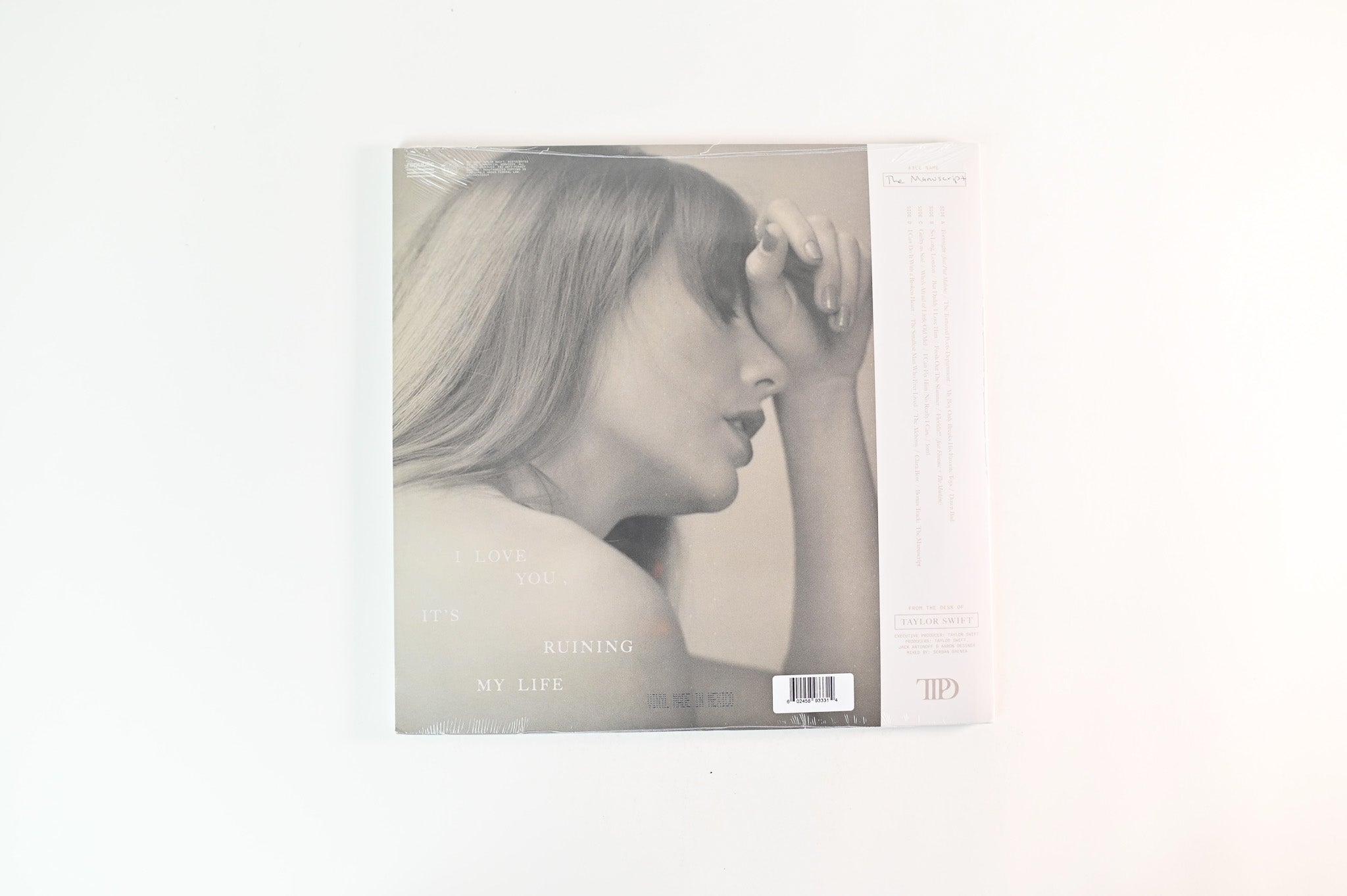 Taylor Swift - The Tortured Poets Department on Republic Ghosted White Manuscript Sealed