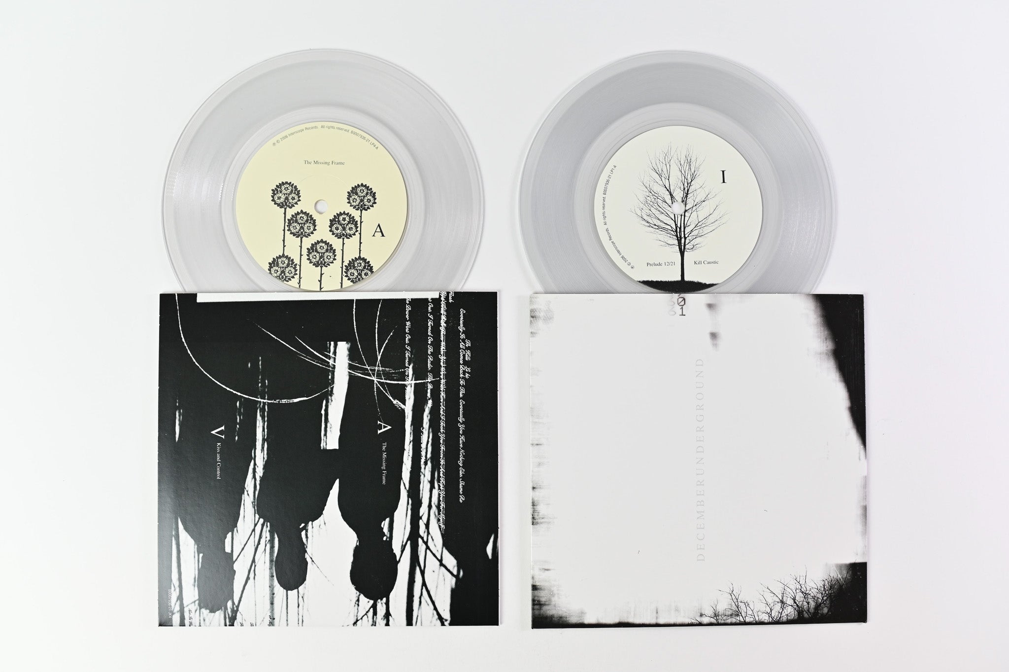 AFI - Decemberunderground on Interscope 6 X 7" Ltd Clear Vinyl Box Set