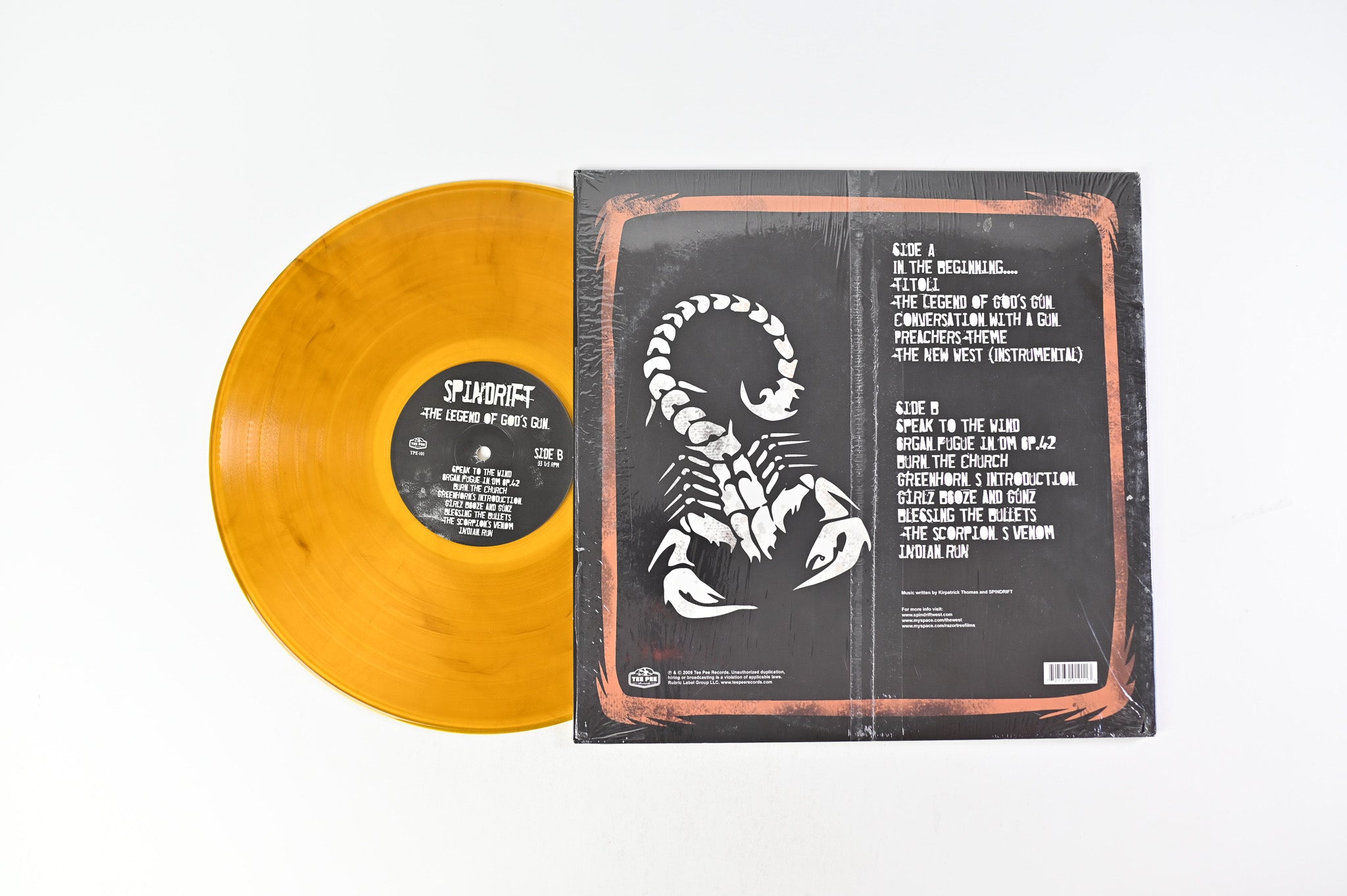 Spindrift - The Legend Of God's Gun on Tee Pee Orange Smoked