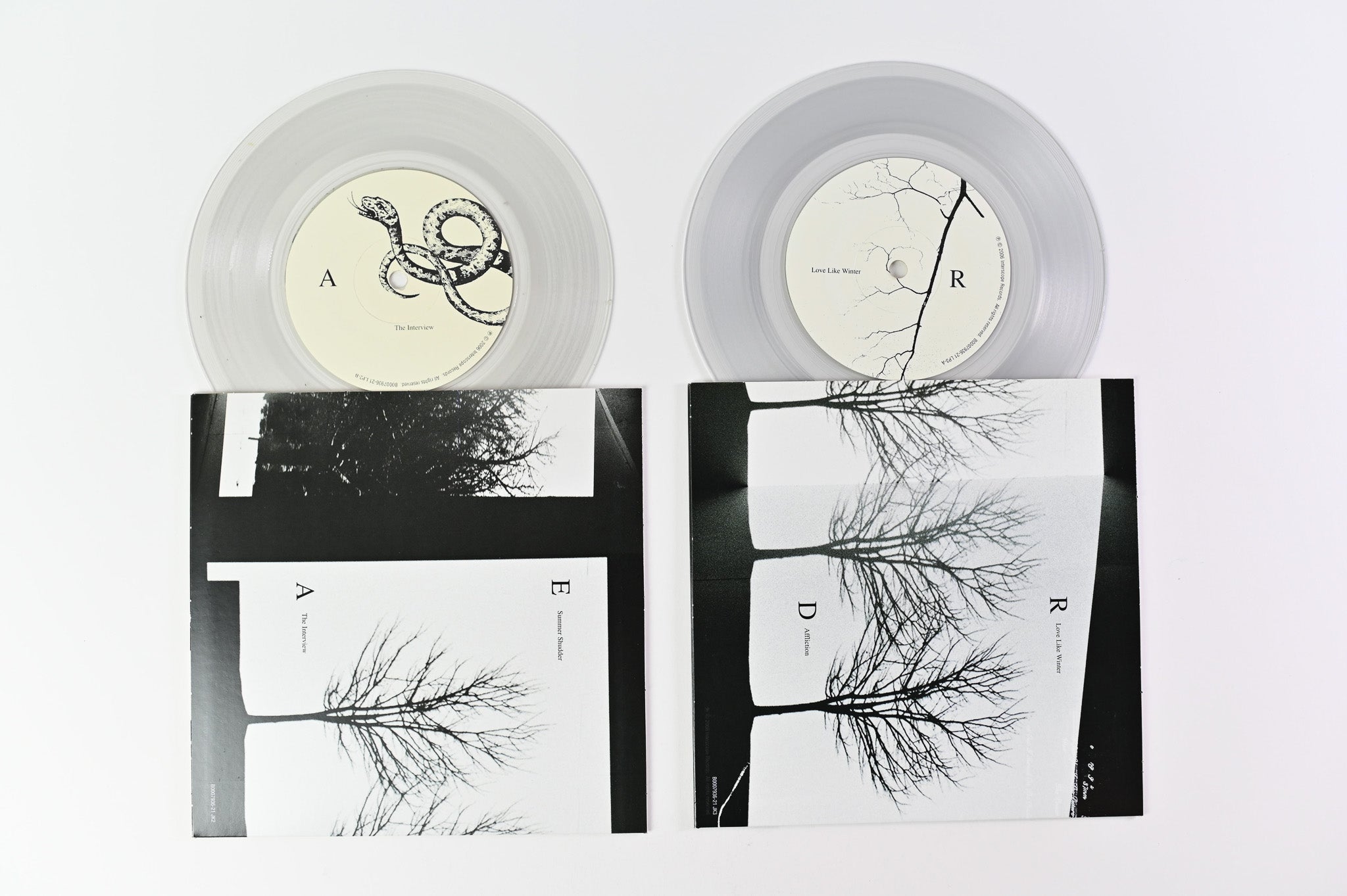 AFI - Decemberunderground on Interscope 6 X 7" Ltd Clear Vinyl Box Set