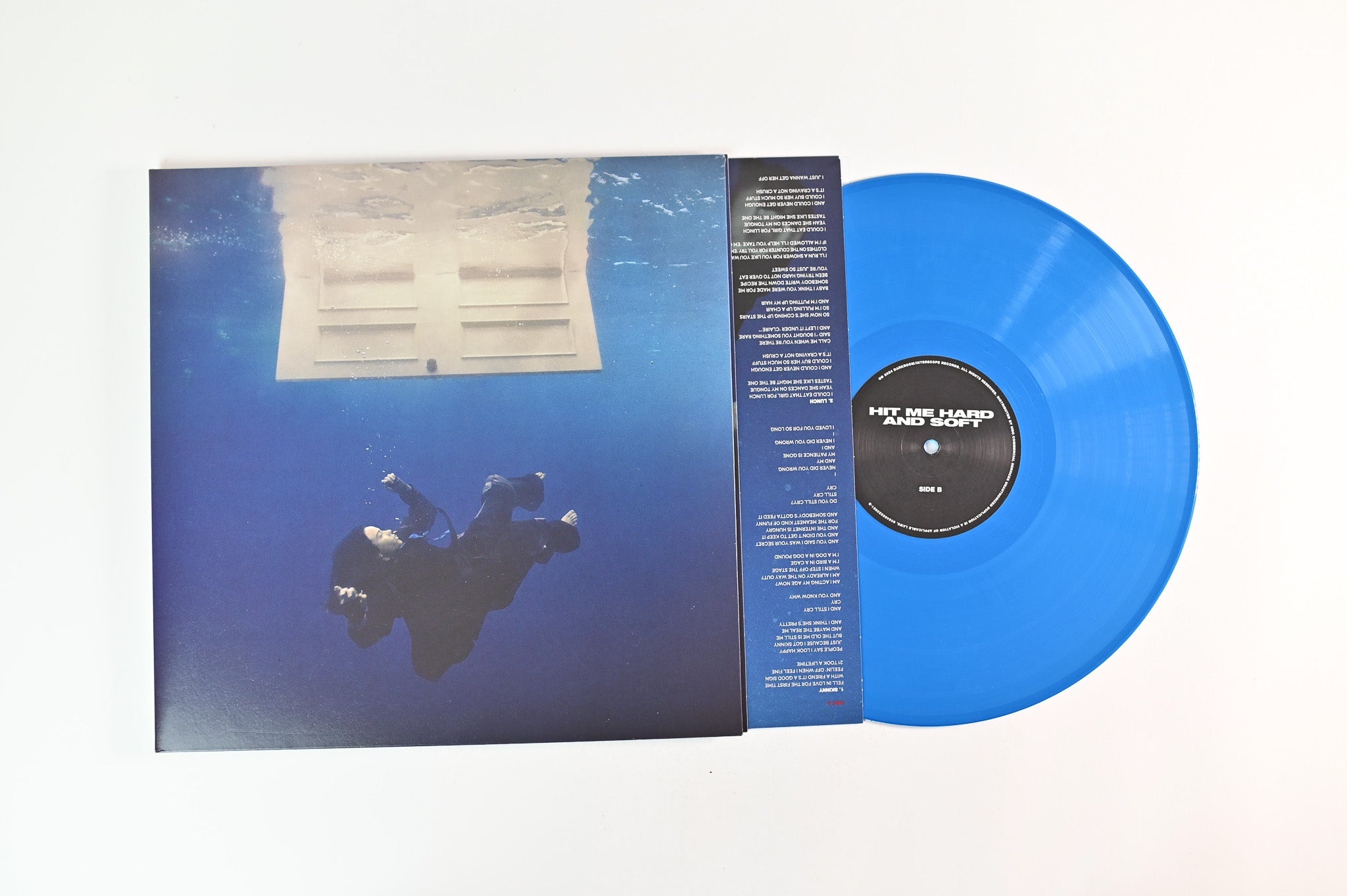 Billie Eilish - Hit Me Hard And Soft on Darkroom Blue Marble Webstore Exclusive