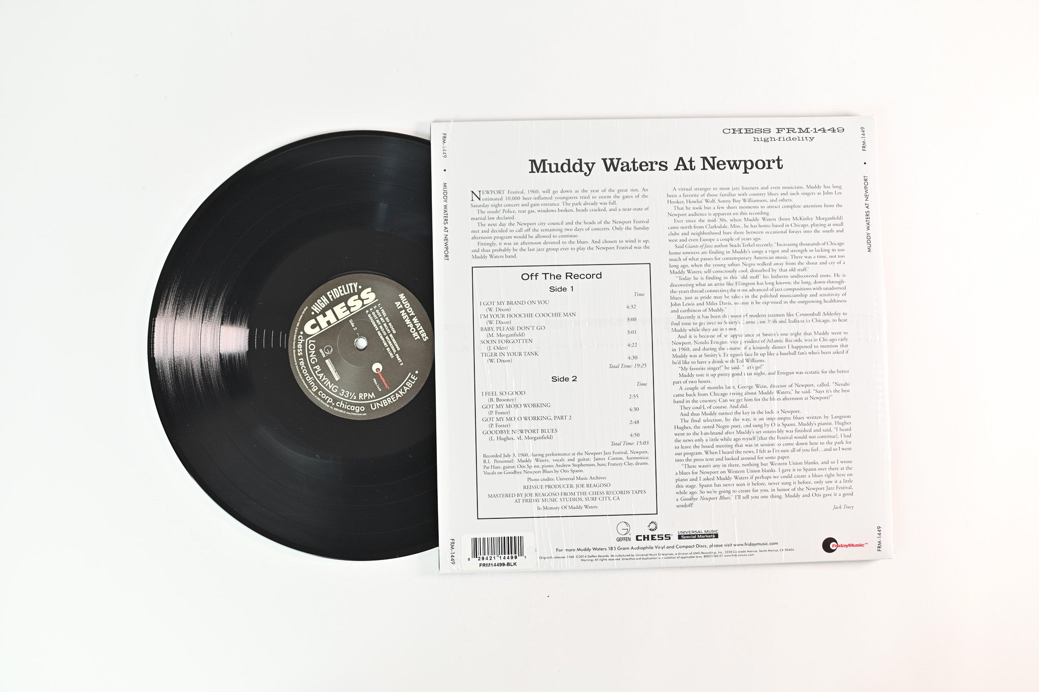 Muddy Waters - Muddy Waters At Newport 1960 on Chess Friday Music 180 Gram Reissue