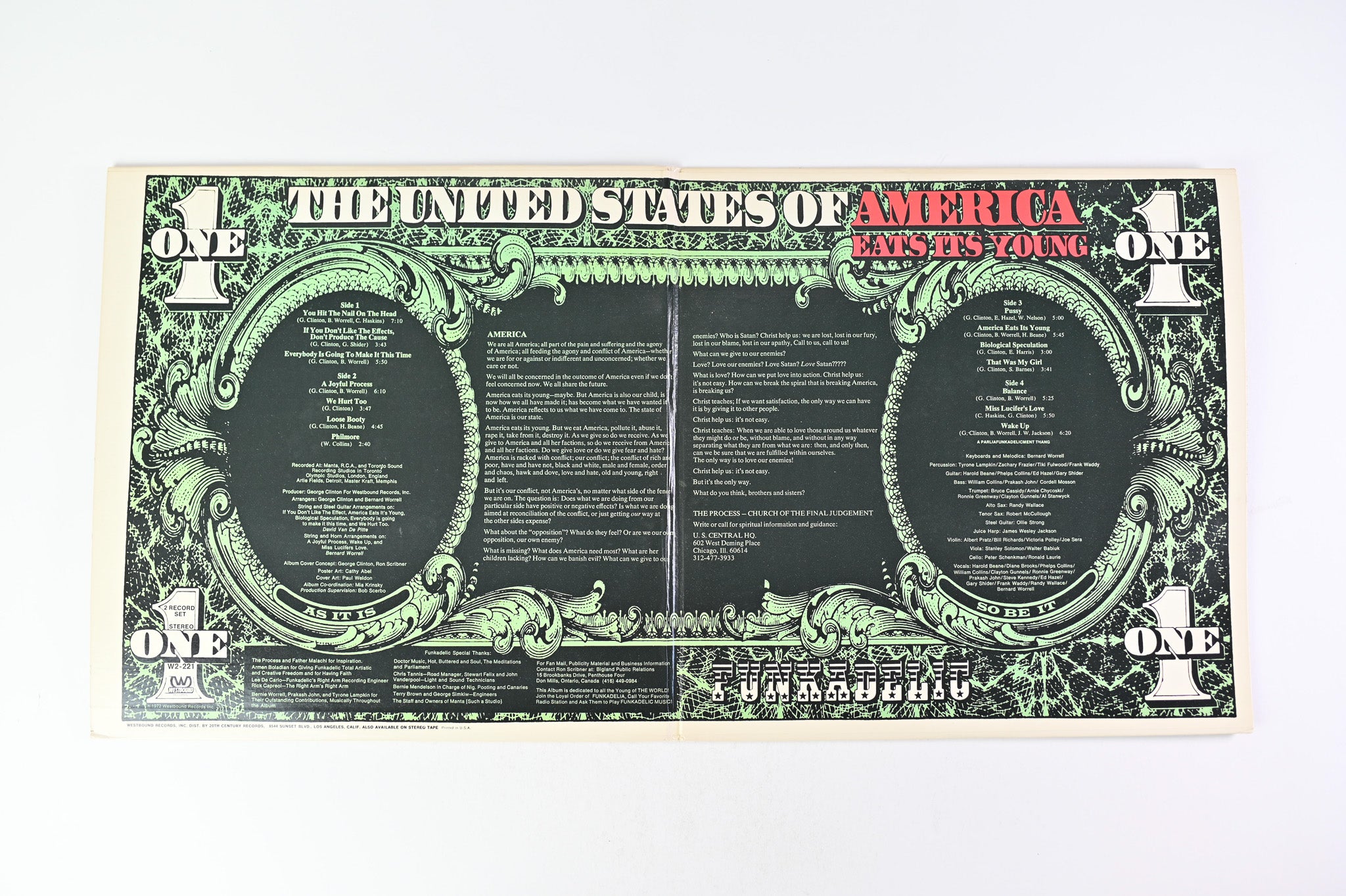 Funkadelic - America Eats Its Young on Westbound Reissue