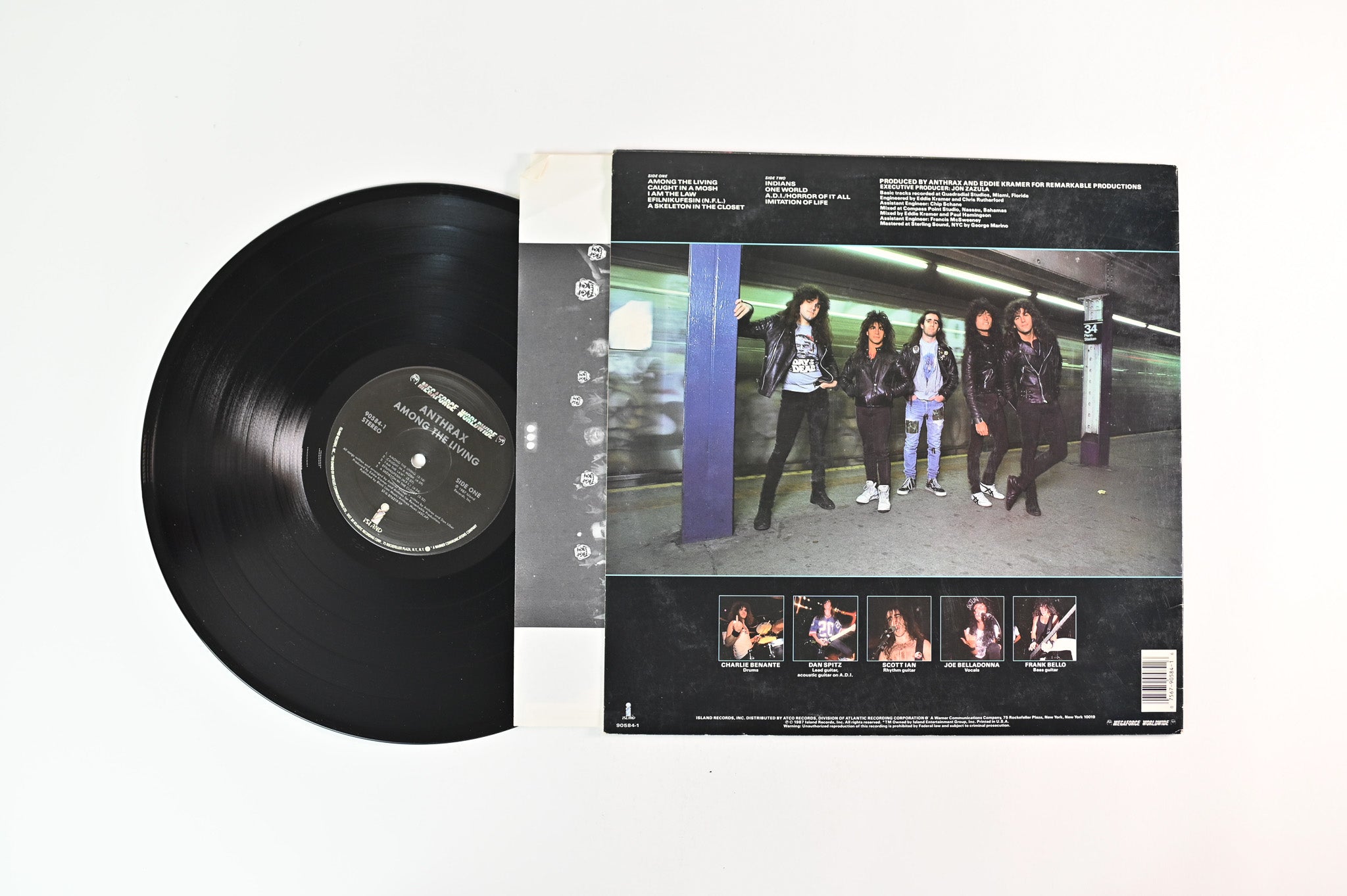 Anthrax - Among The Living on Megaforce Worldwide