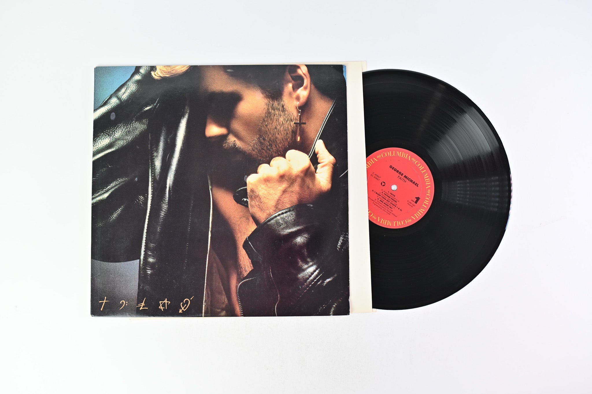 George Michael - Faith on Columbia Symbol Cover