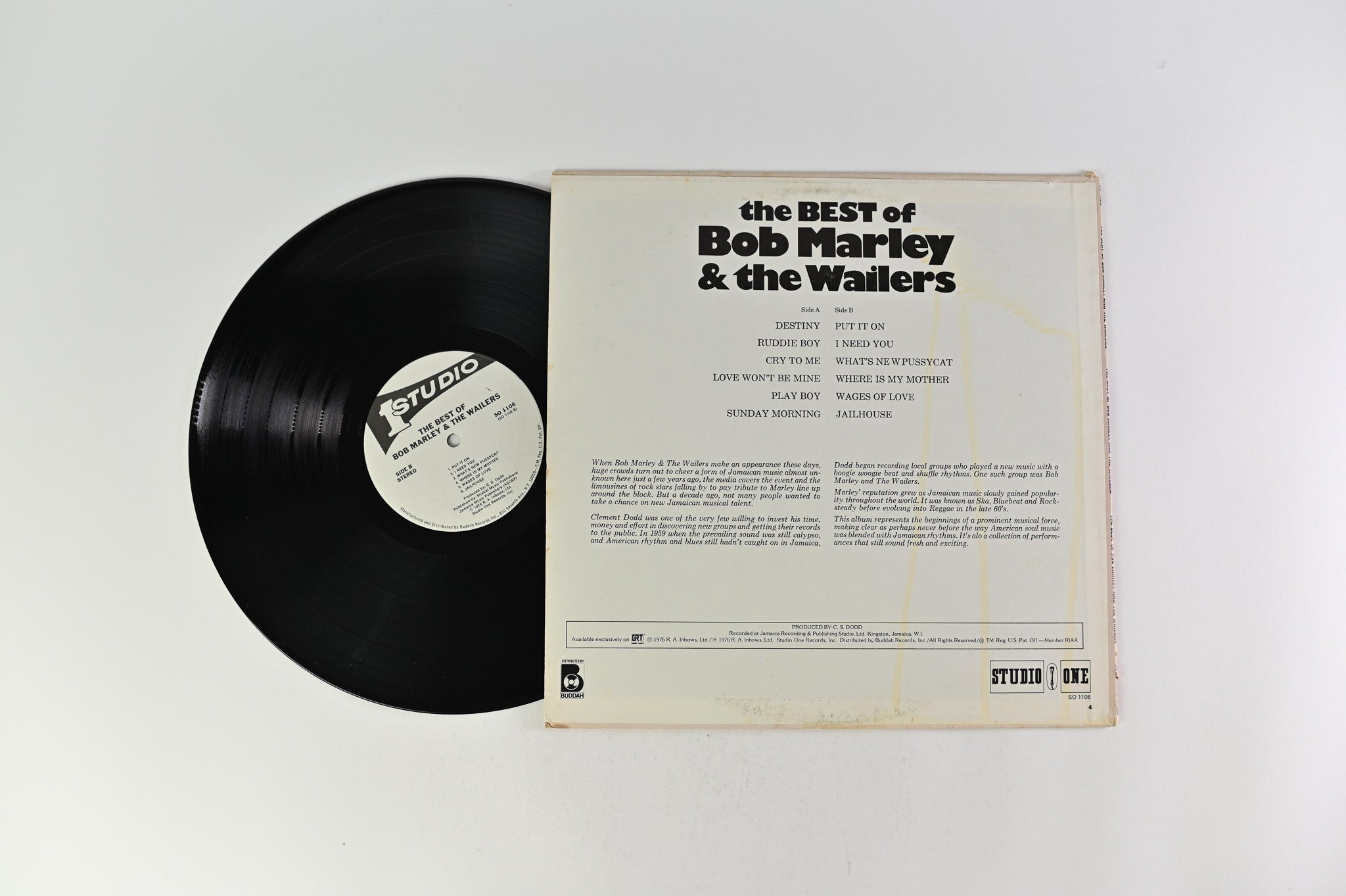 Bob Marley & The Wailers - The Best Of Bob Marley & The Wailers on Studio One Buddah