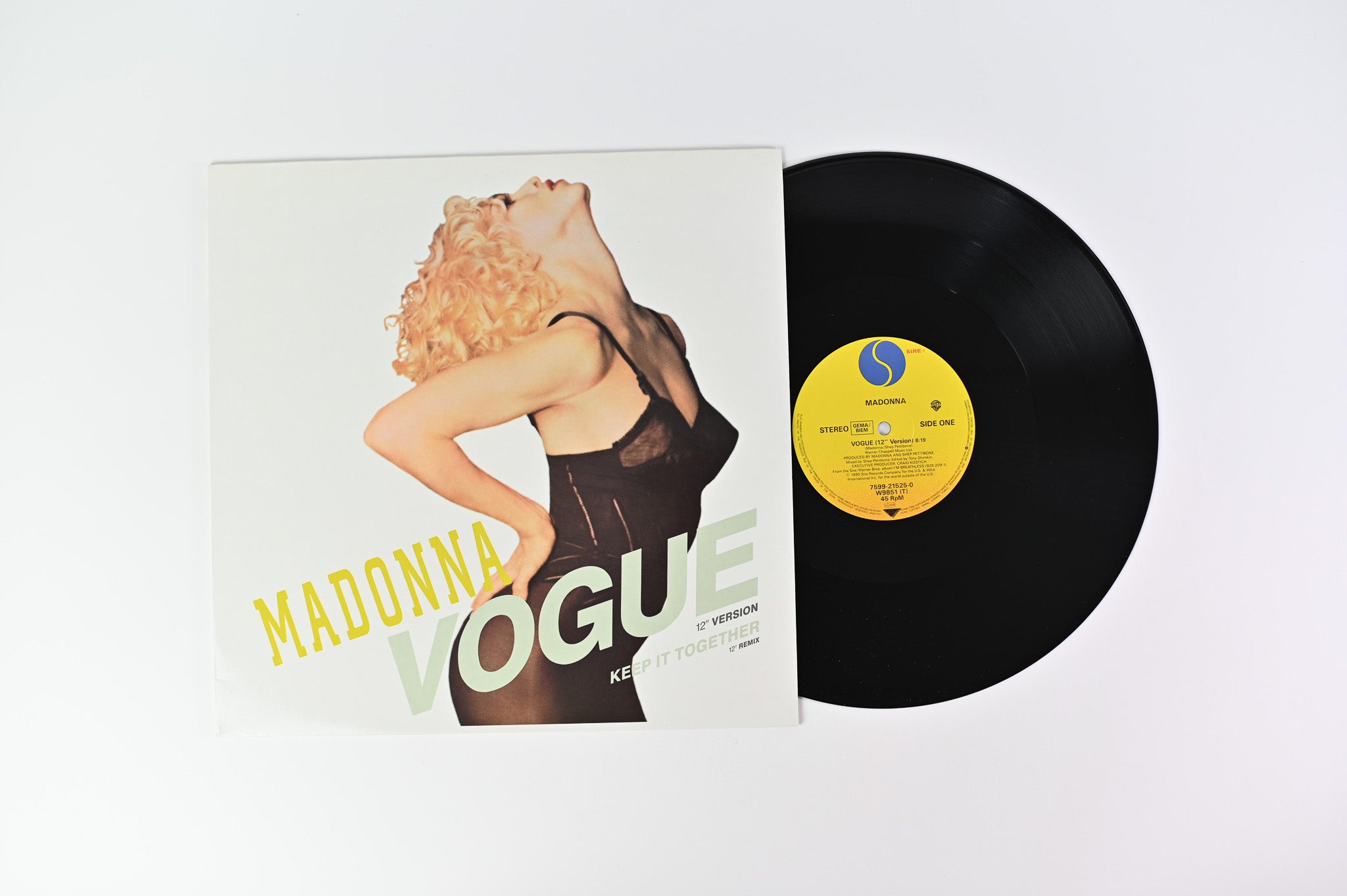 Madonna - Vogue on Sire European Press 12"