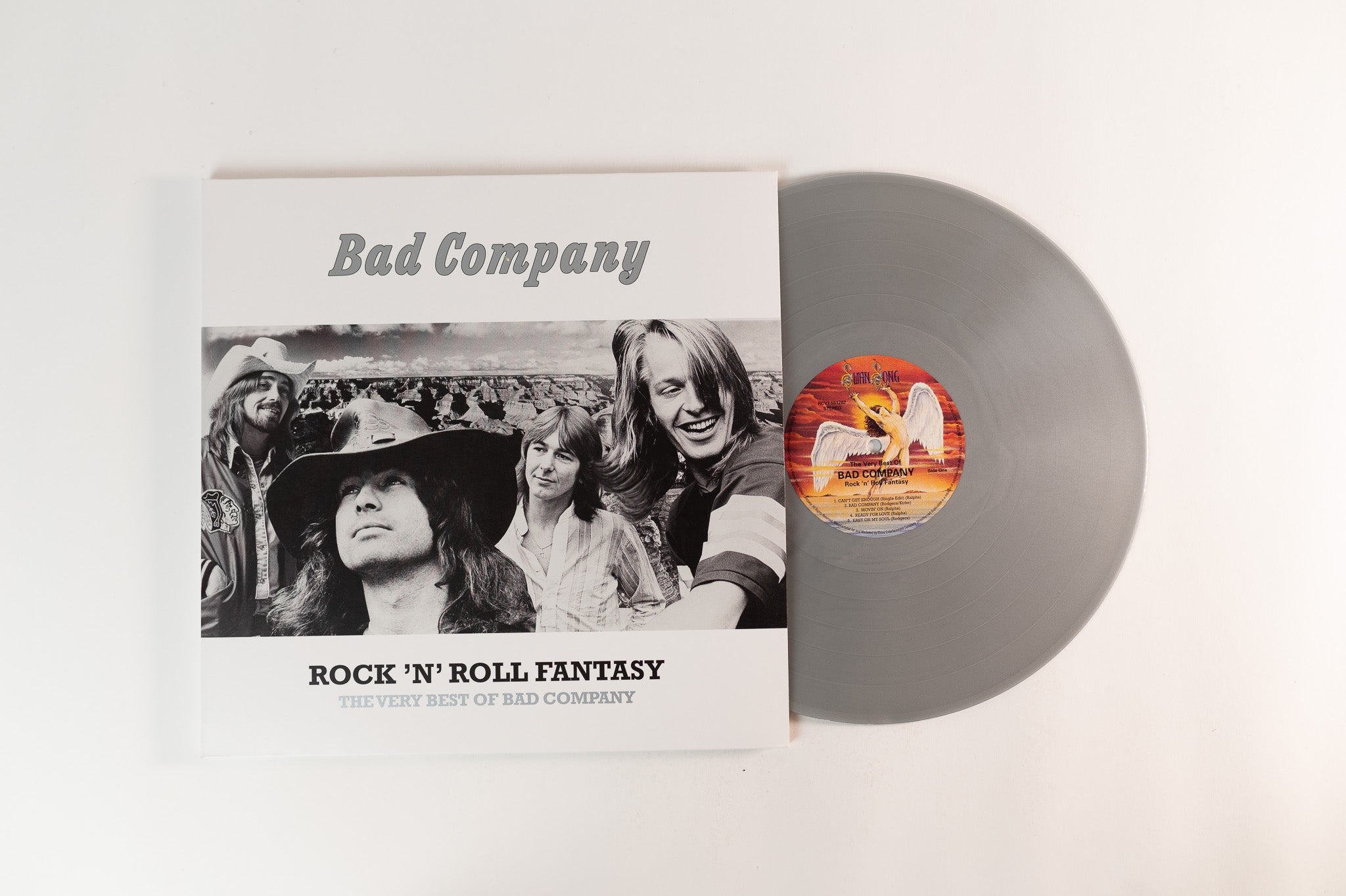 Bad Company - Rock 'n' Roll Fantasy The Very Best Of Bad Company on Swan Song - Silver Vinyl