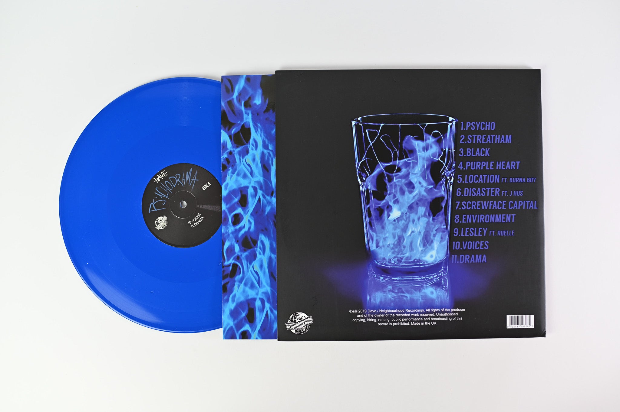 Dave - Psychodrama on Neighbourhood Recordings Blue Vinyl