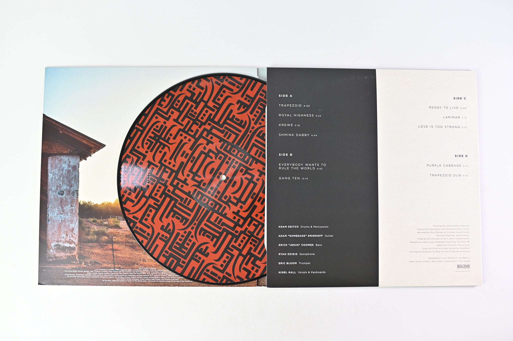 Lettuce - Elevate on Lettuce Records Ltd Edition Picture Disc Red