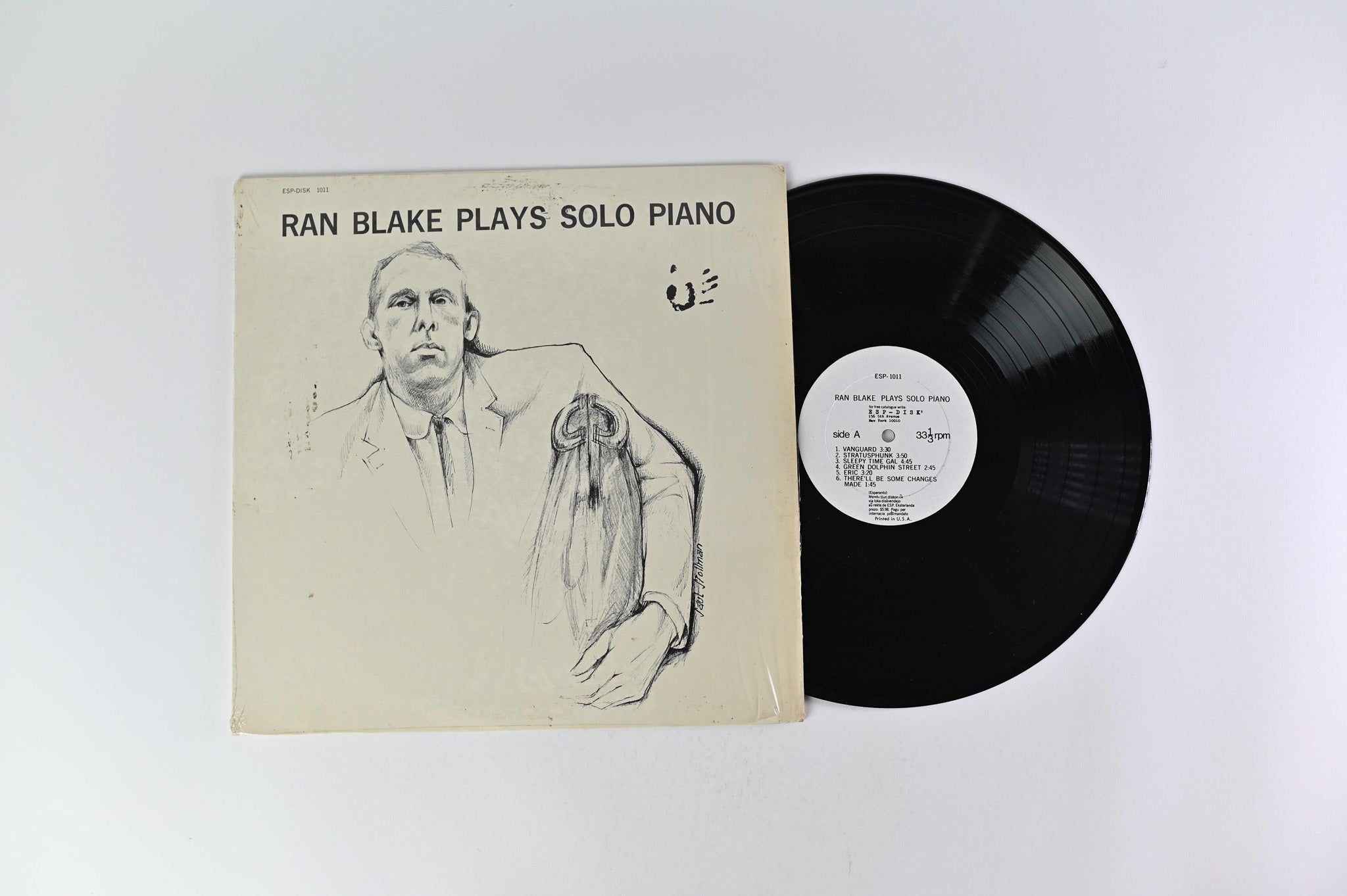 米LP Ran Blake Plays Solo Piano ESP1011 ESP DISK /00260 Ran Blake - Plays Solo Piano on ESP Disk