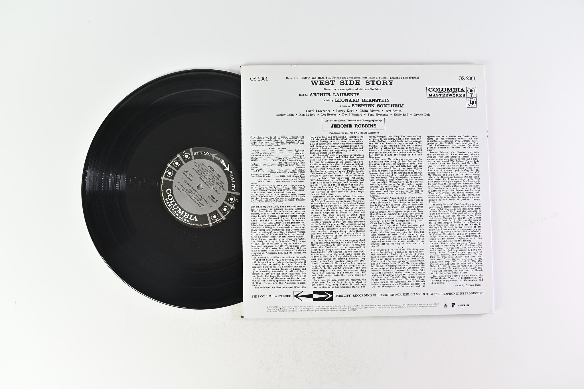 Leonard Bernstein - West Side Story - Original Broadway Cast Analog Spark 180 Gram Reissue