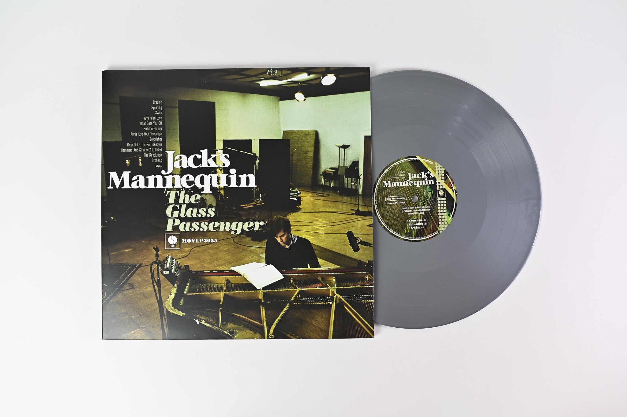 Jack's Mannequin - The Glass Passenger on Music on Vinyl Ltd Numbered Silver Vinyl Reissue