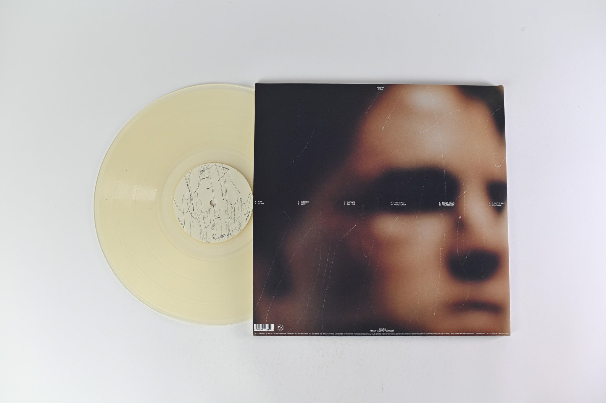 slowthai - U Gotta Love Yourself on Method Deluxe Ltd Edition Clear Vinyl Signed