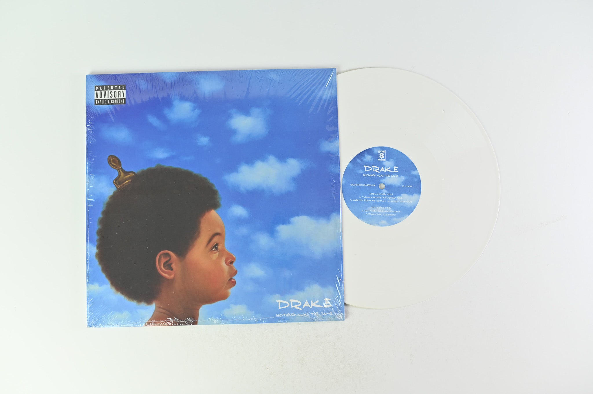 Drake - Nothing Was The Same Unofficial Pressing White Vinyl