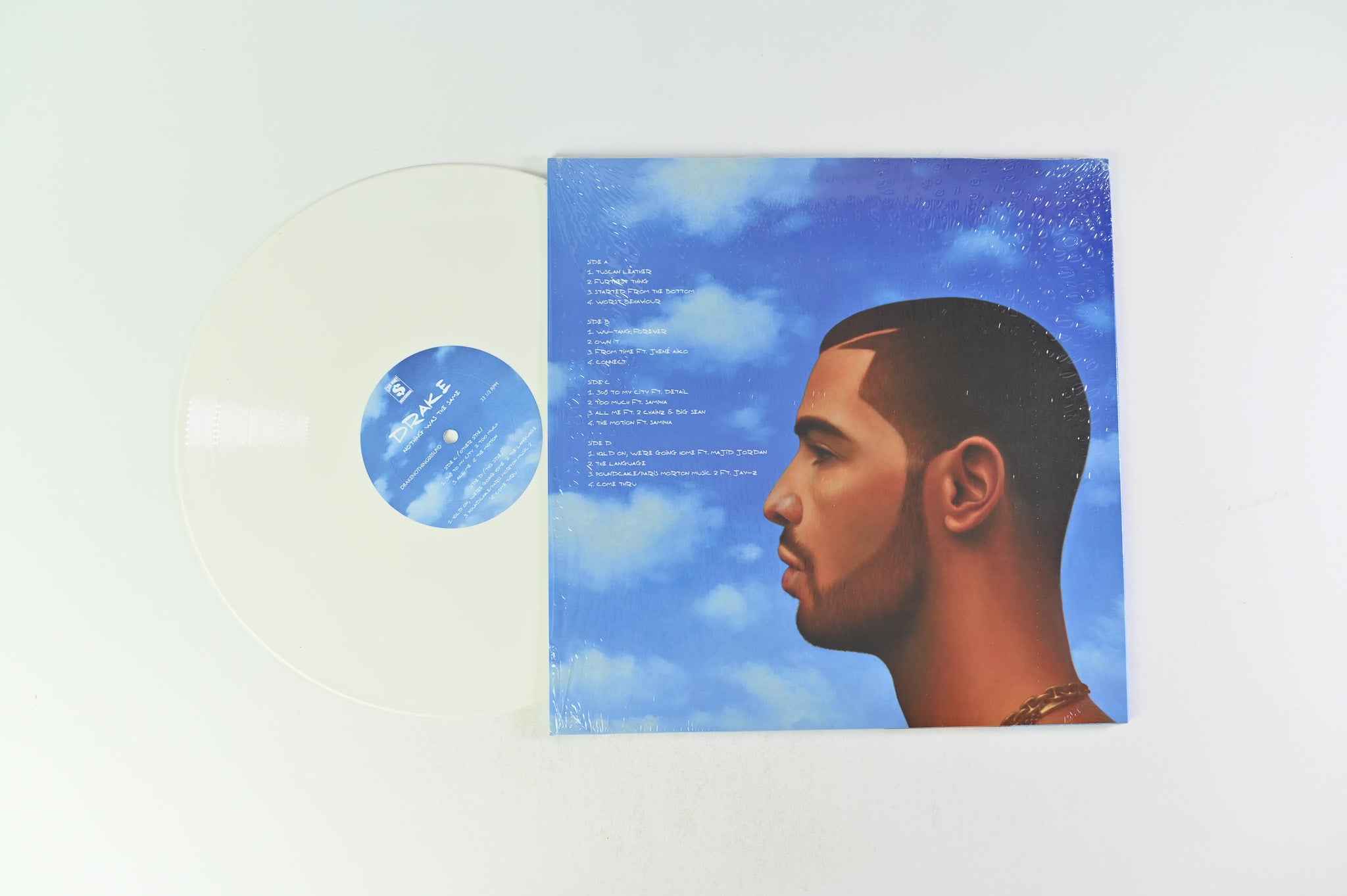 Drake - Nothing Was The Same Unofficial Pressing White Vinyl
