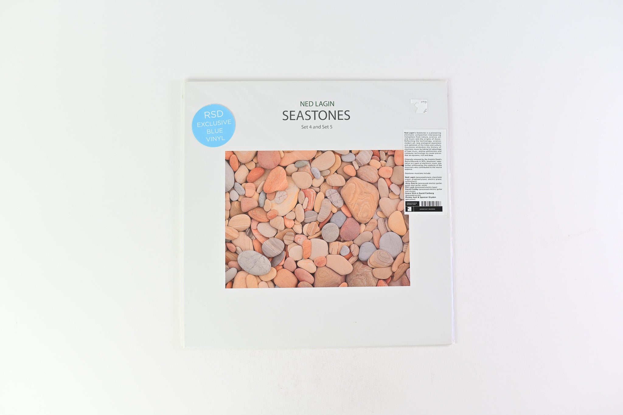 Ned Lagin - Seastones Set 4 and Set 5 on Important Ltd Blue Translucent